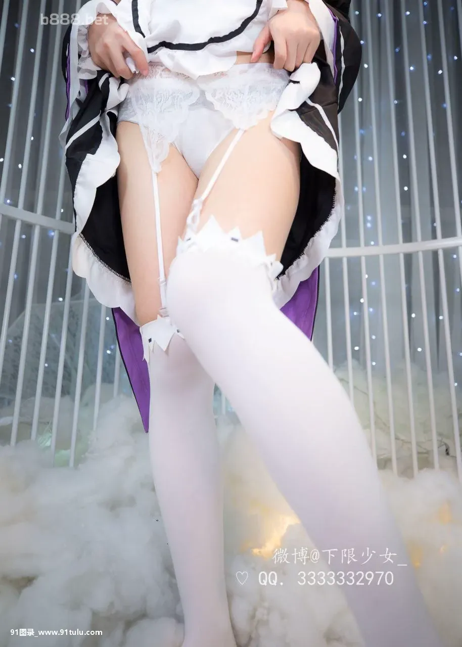 奶昔绵冰-喵呜少女-拉姆---Ram-cosplay-Re-zero-[45P]奶昔,绵冰,Ram,cosplay,45P,拉姆,少女,cos,cosplay,少女