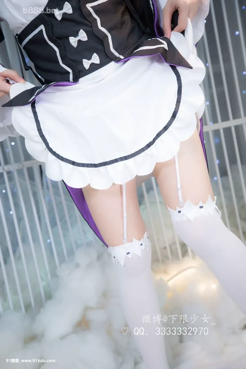 奶昔绵冰-喵呜少女-拉姆---Ram-cosplay-Re-zero-[45P]奶昔,绵冰,Ram,cosplay,45P,拉姆,少女,cos,cosplay,少女