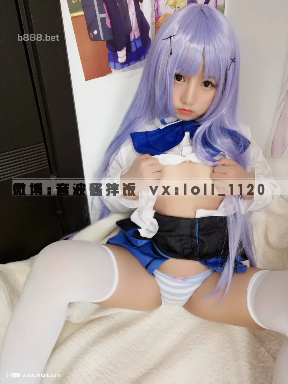 音波酱拌饭之-Little-Cosplay-girl-in-bedroom-[36P]音波,Cosplay,girl,bedroom,36P,Cosplay