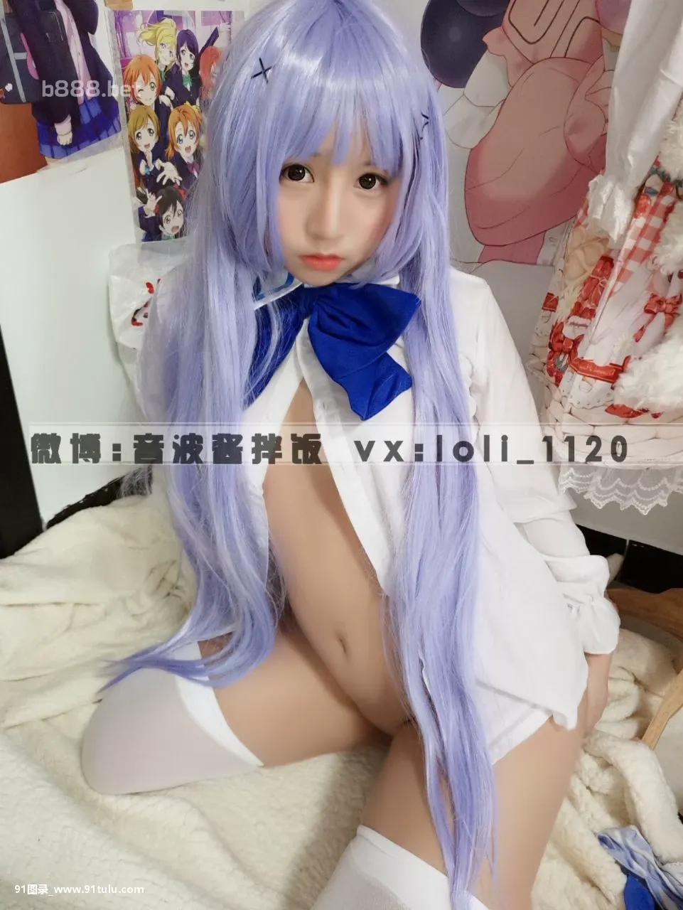 音波酱拌饭之-Little-Cosplay-girl-in-bedroom-[36P]音波,Cosplay,girl,bedroom,36P,Cosplay