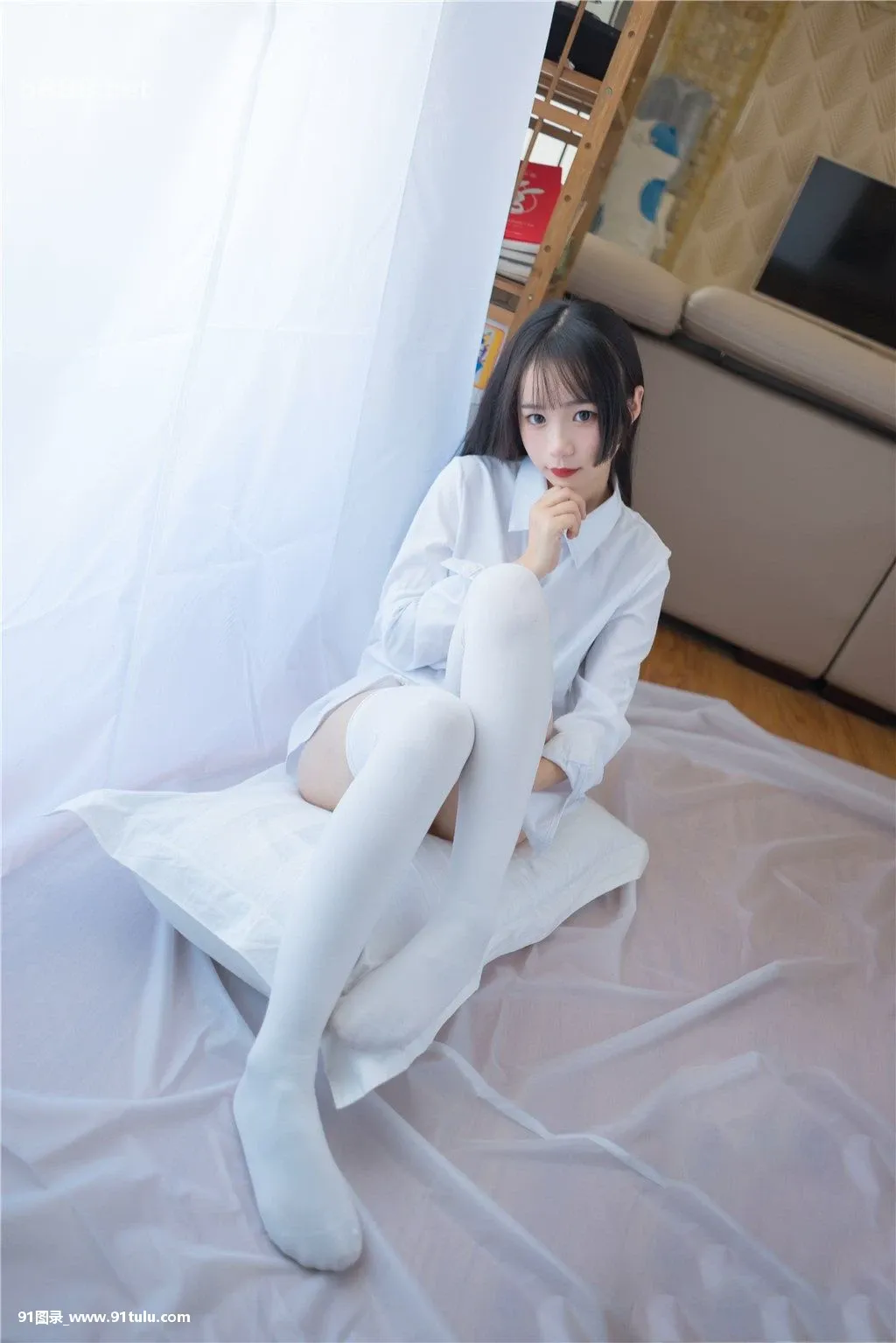 兔玩映画-Cute-loli-in-white-shirt-[51P]兔玩映,Cute,loli,white,shirt,51P,映画,loli