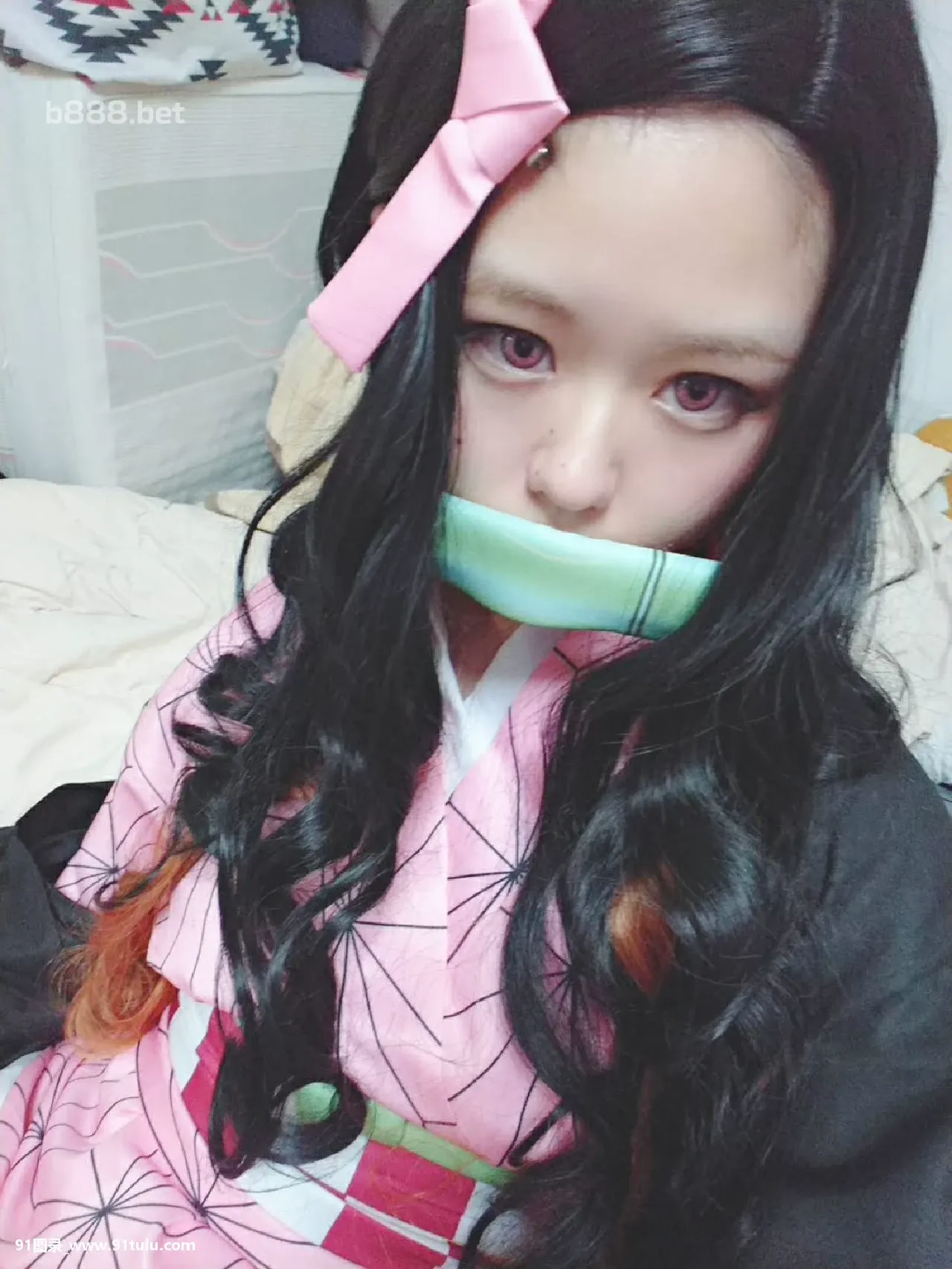 [梦唯-]-Nezuko-Kamado-Cosplay-Selfies-[85P]Nezuko,Kamado,Cosplay,Selfies,85P,Cosplay