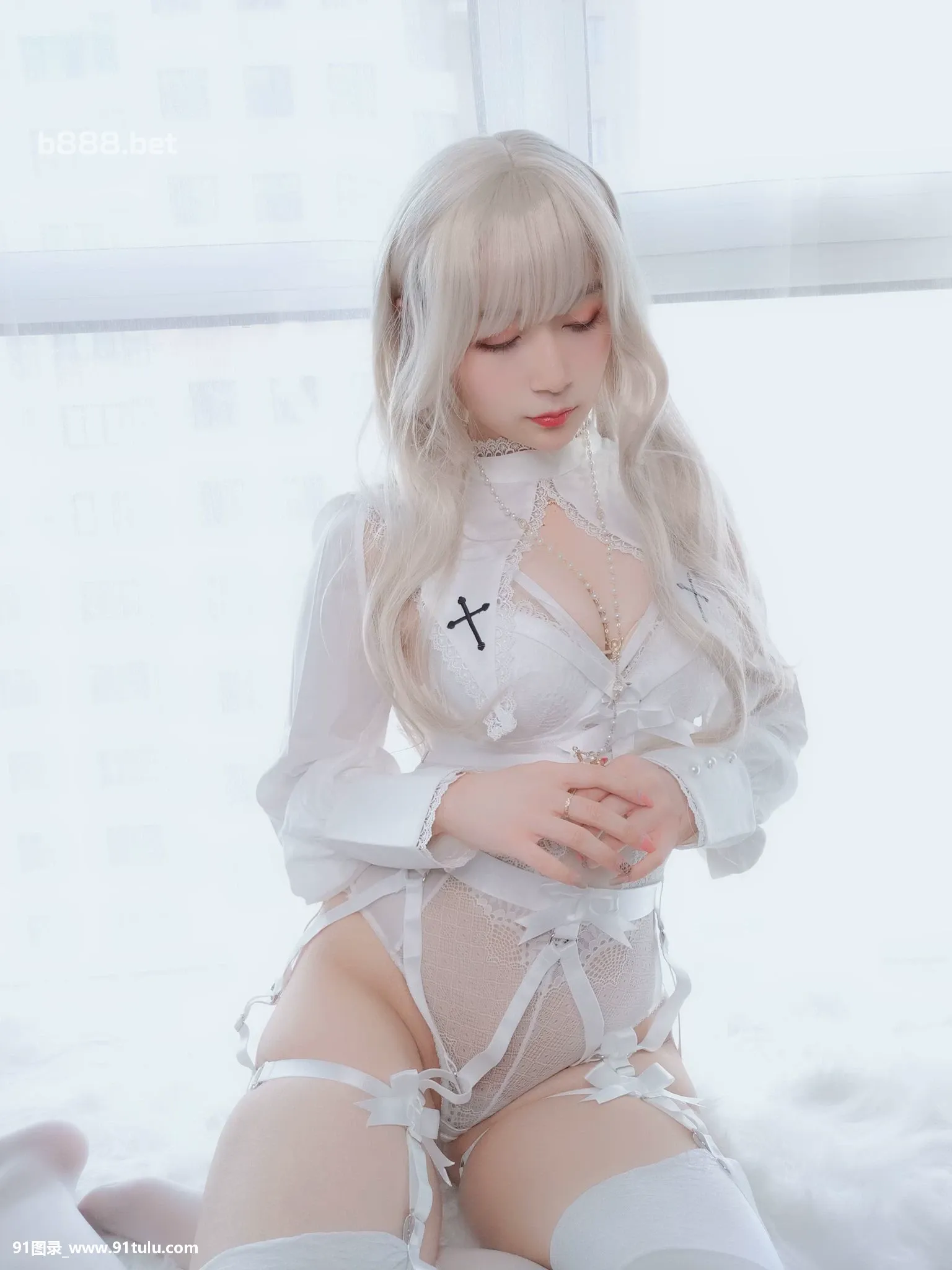 [小姐姐白銀] White Virgin [55P][フェイスブック マナー 寫真]