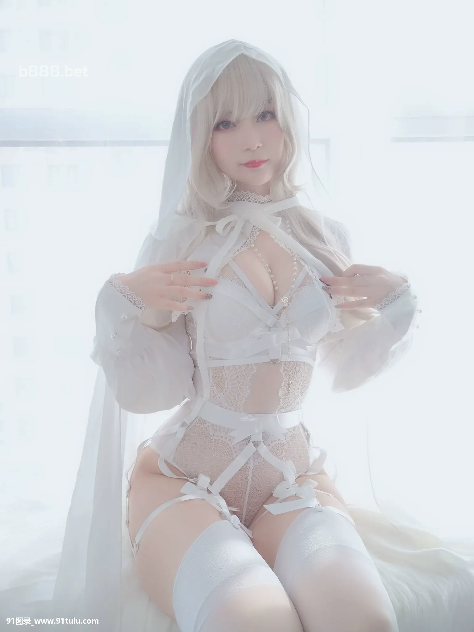 [小姐姐白銀] White Virgin [55P][フェイスブック マナー 寫真]