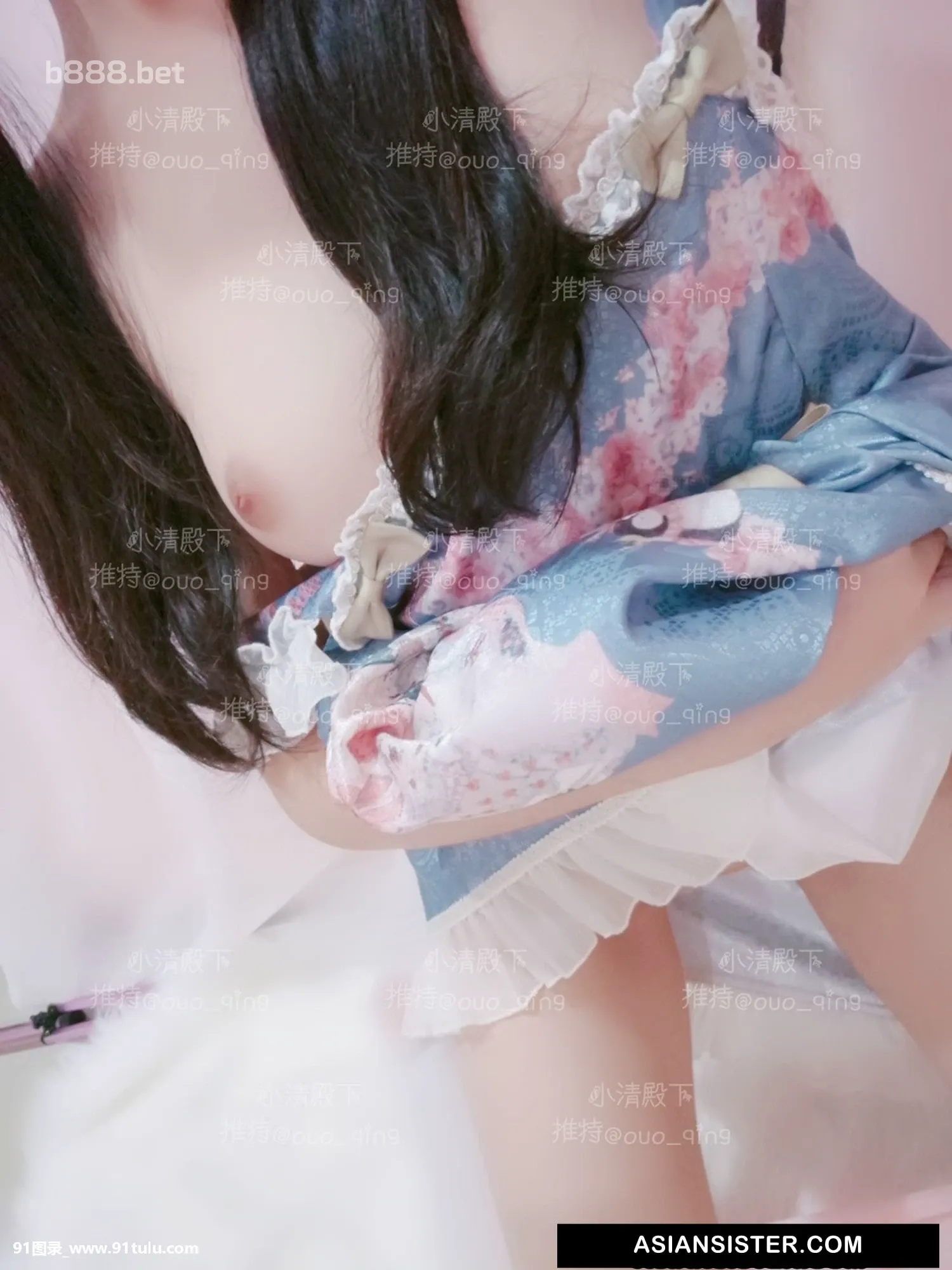 [小清殿下] Young Girl in Blue Lolita [101P][証明 写真 美肌]-91图录