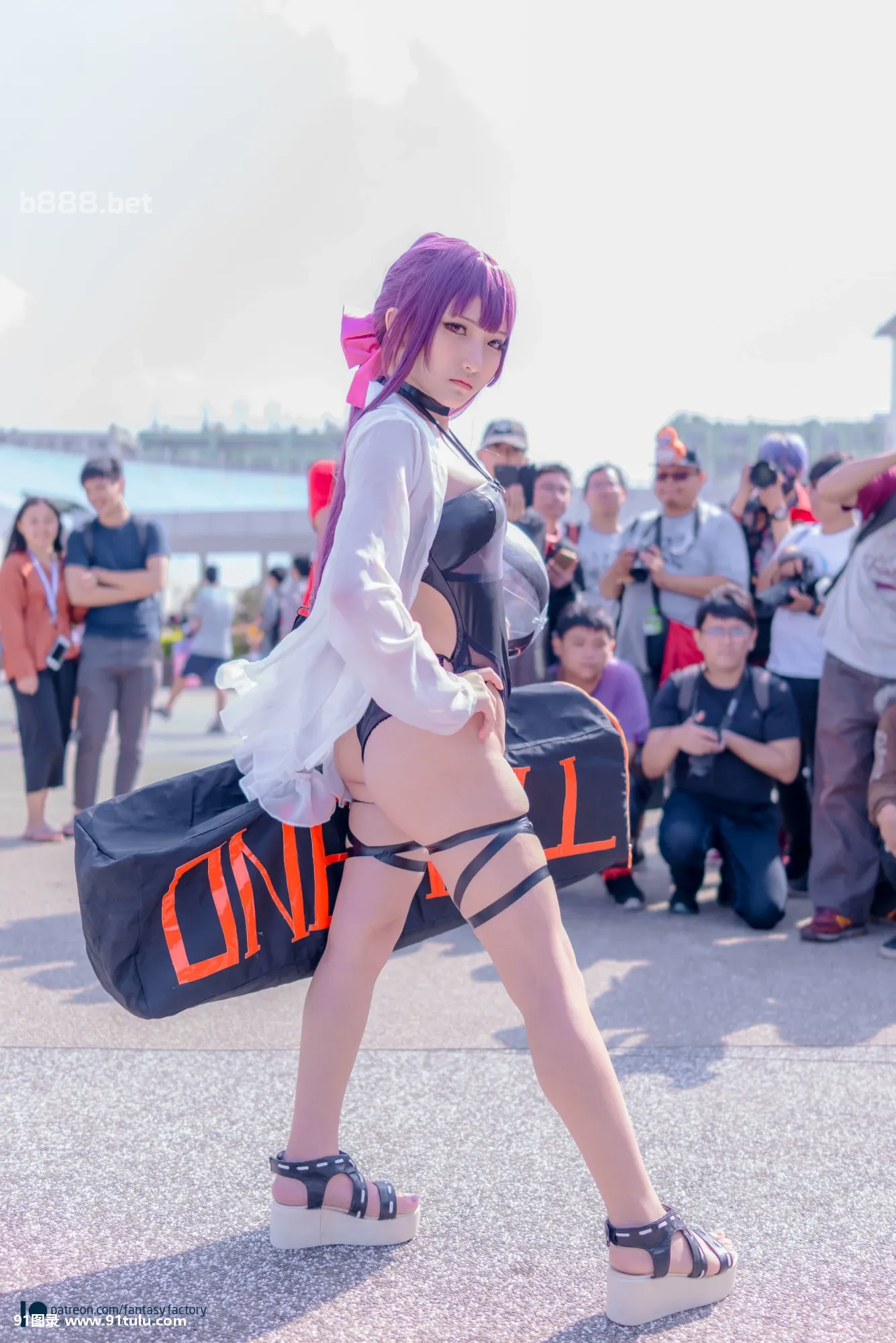 [Coser小丁]-On-the-beach-[51P]Coser,beach,51P,小丁