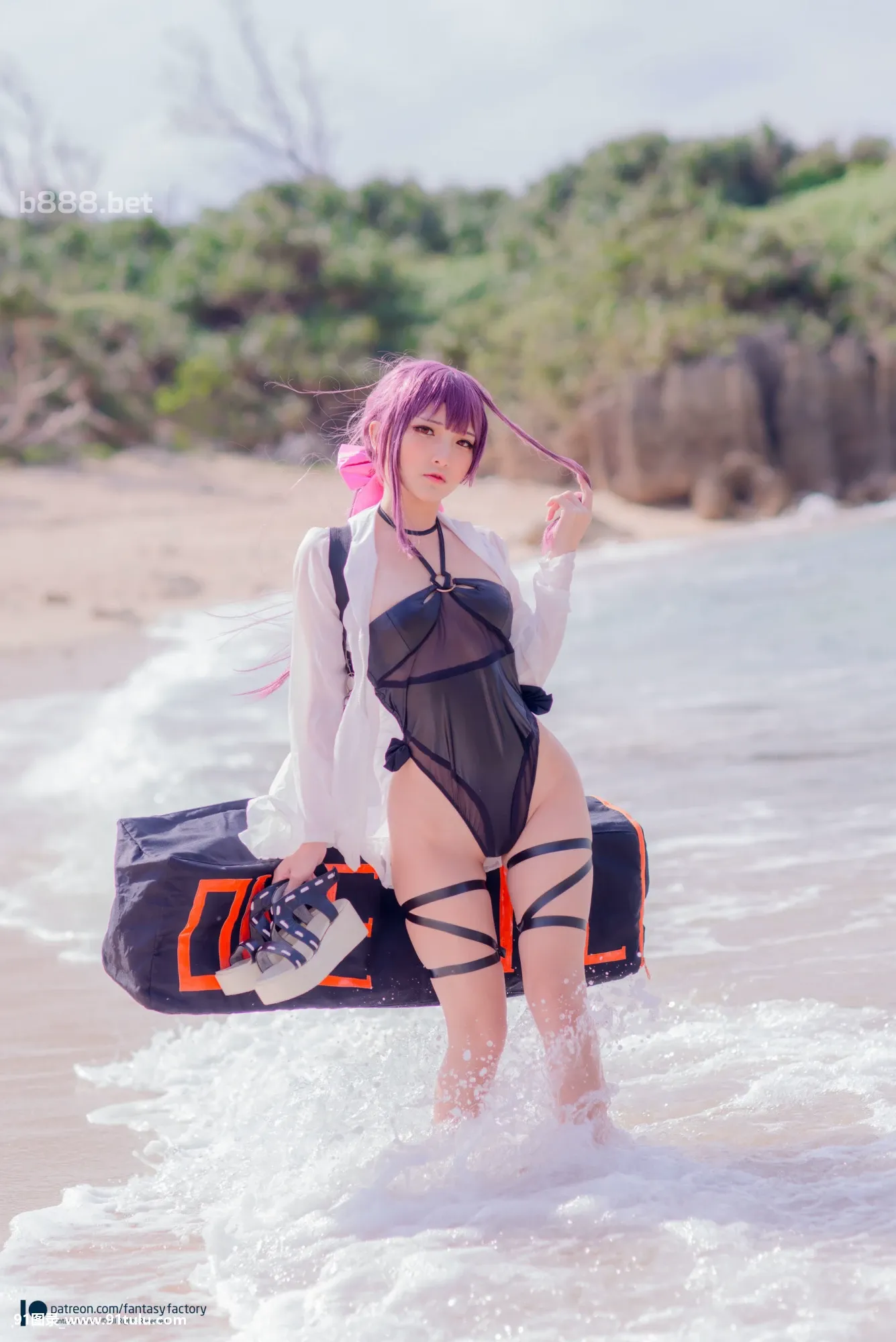 [Coser小丁]-On-the-beach-[51P]Coser,beach,51P,小丁