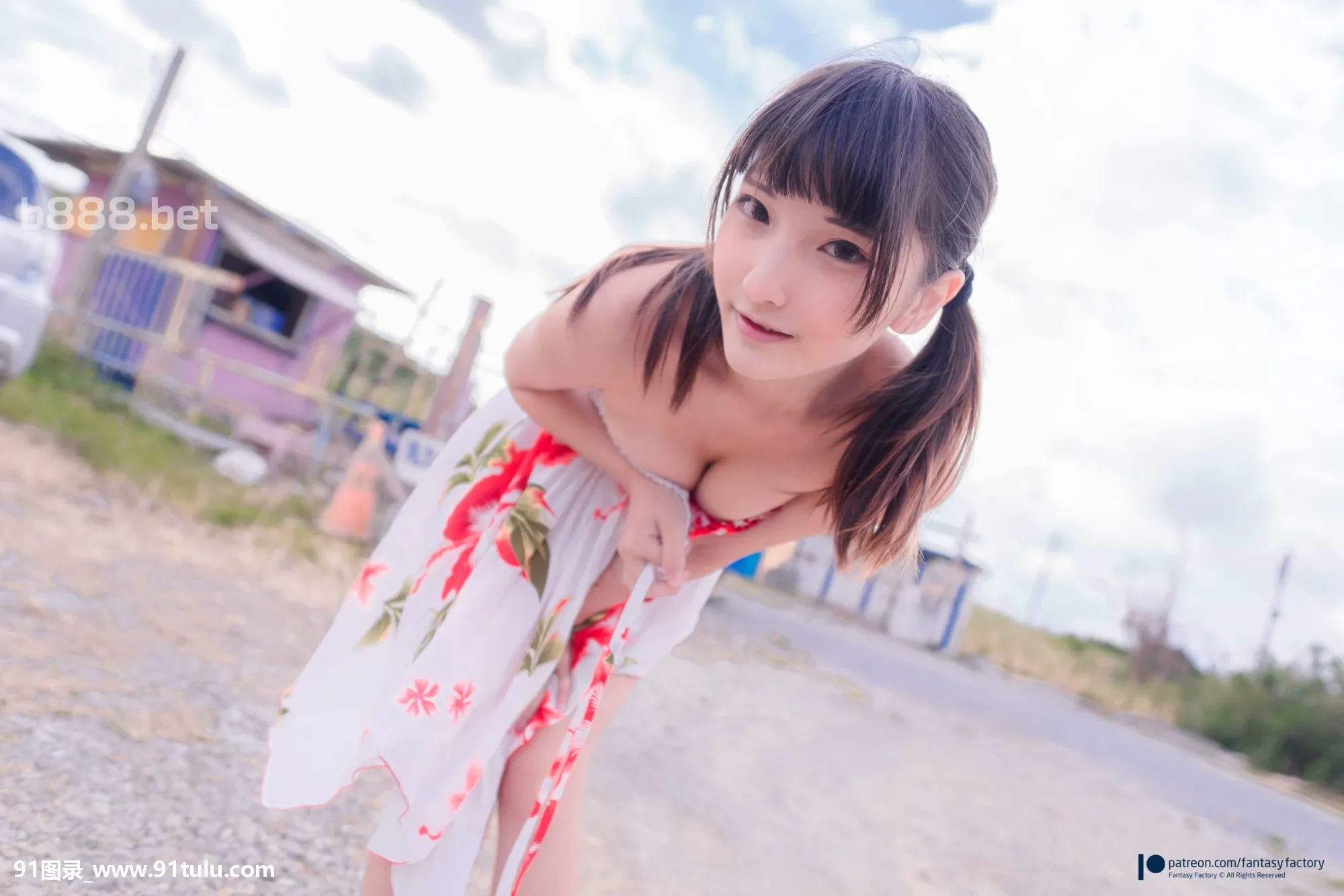 [Coser小丁]-On-the-beach-[51P]Coser,beach,51P,小丁