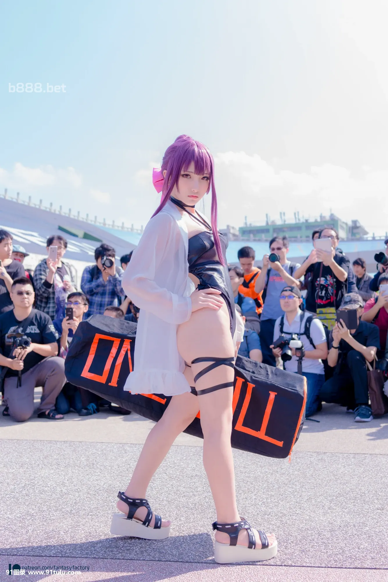 [Coser小丁]-On-the-beach-[51P]Coser,beach,51P,小丁