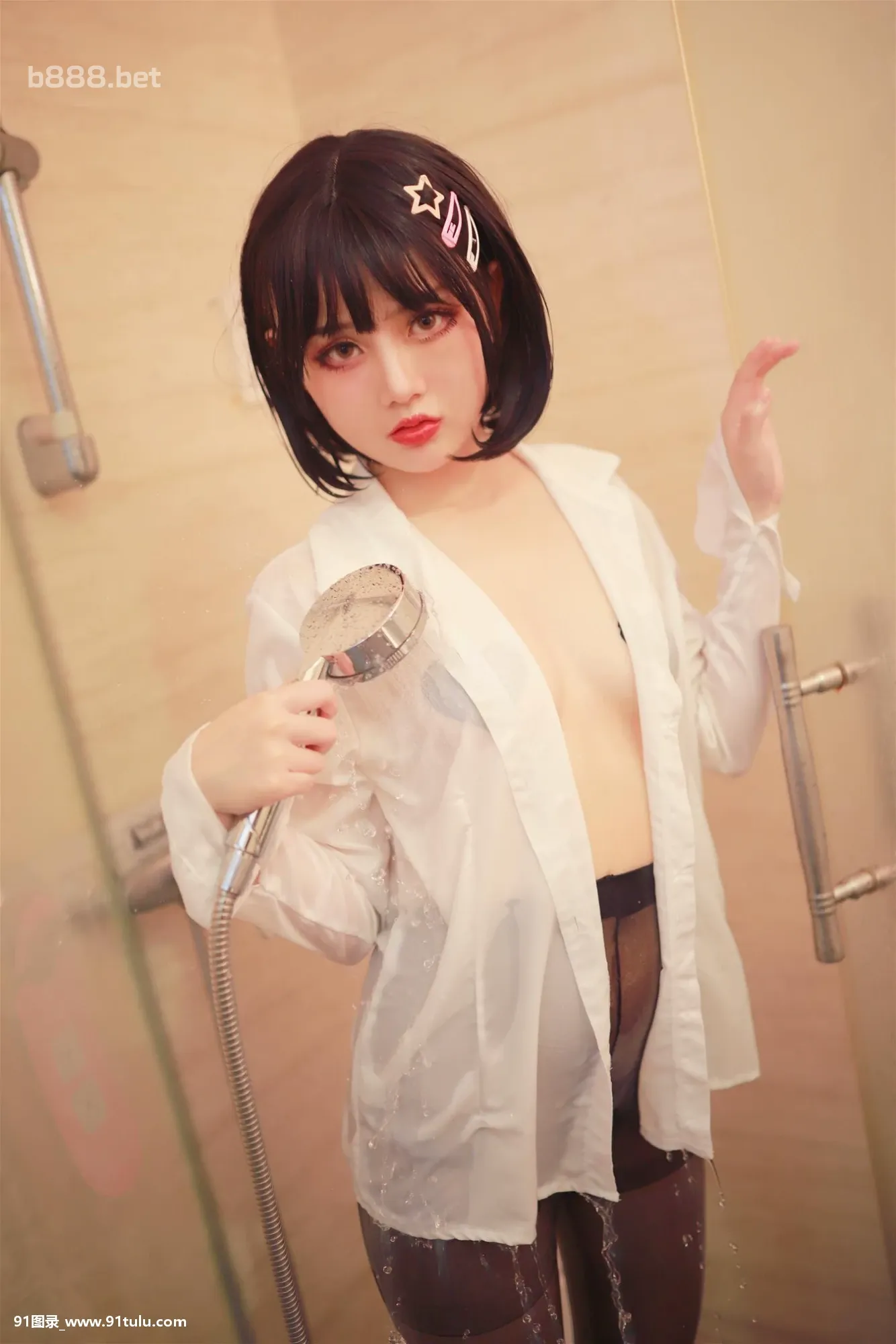 [您的蛋蛋]-Bathroom-Black-Silk-[40P]Bathroom,Black,Silk,40P,蛋蛋