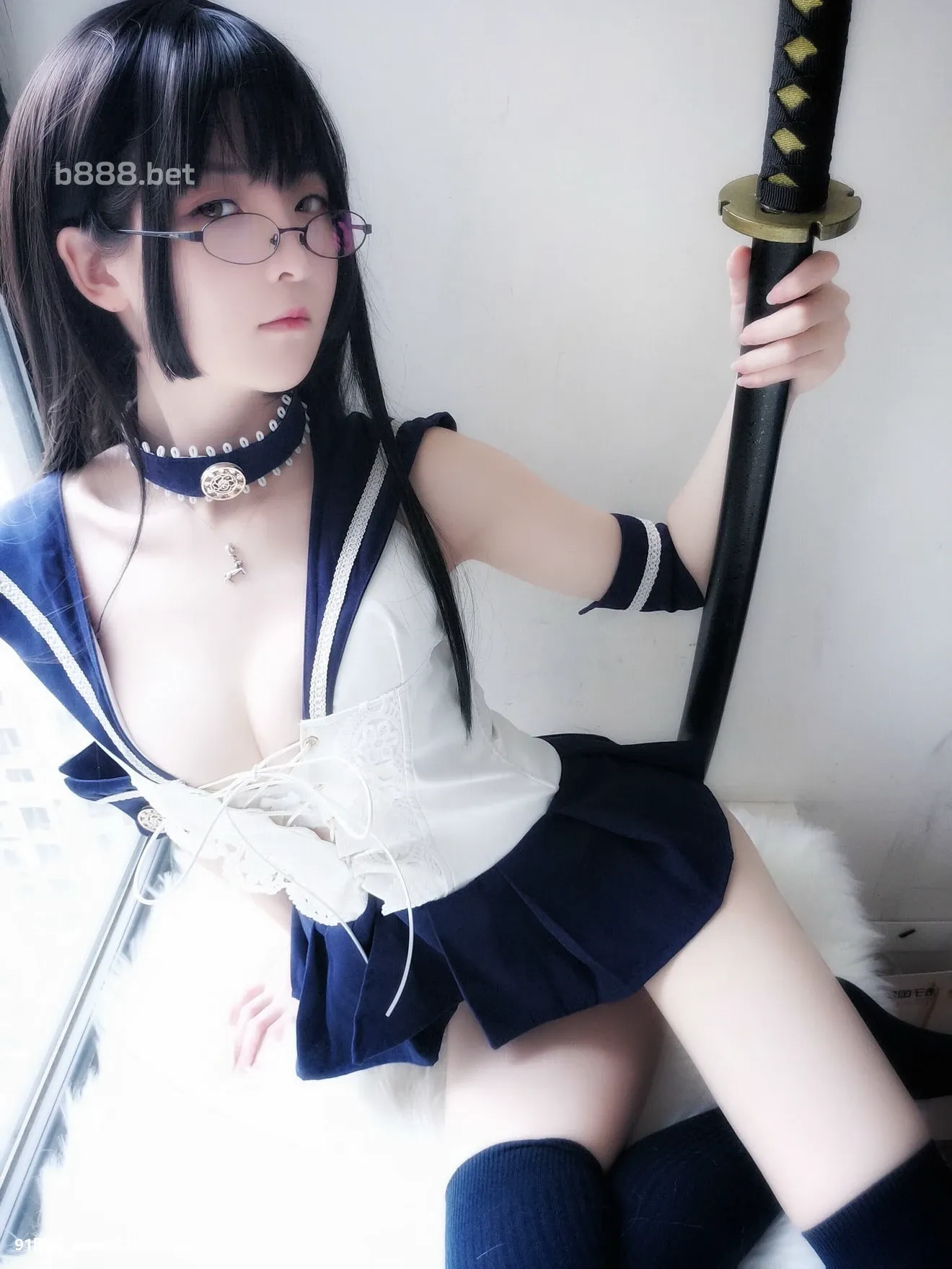 [一小央泽COSER系列]-武士刀与水手服-[19P]央泽,COSER,武士刀,水手服,19P,一小,系列,COS,COSER,水手服