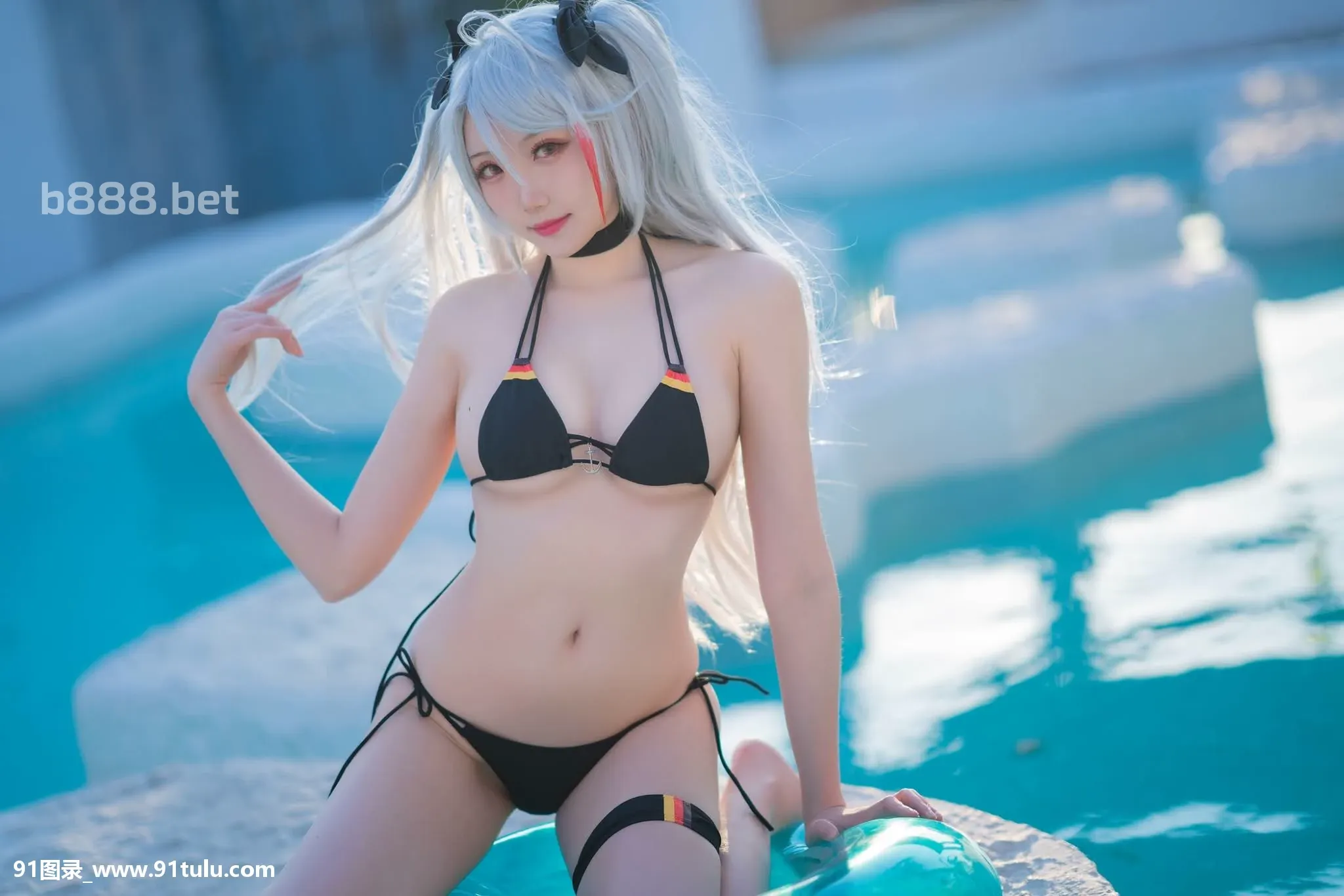 Cosplay-瓜希酱-Prinz-Eugen-Skin-Swimsuit-[20P]Cosplay,瓜希酱,Prinz,Eugen,Skin,Swimsuit,20P,Cosplay