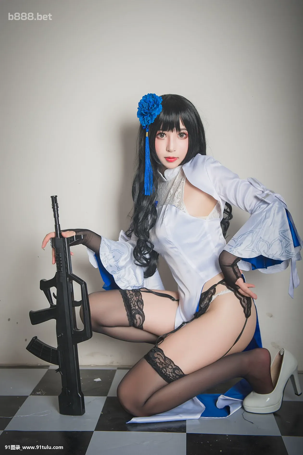 Cosplay Heimizhou 黑米粥 NO.001 95式玉玲瓏旗袍 [23P][ベルクラシック八幡 寫真]