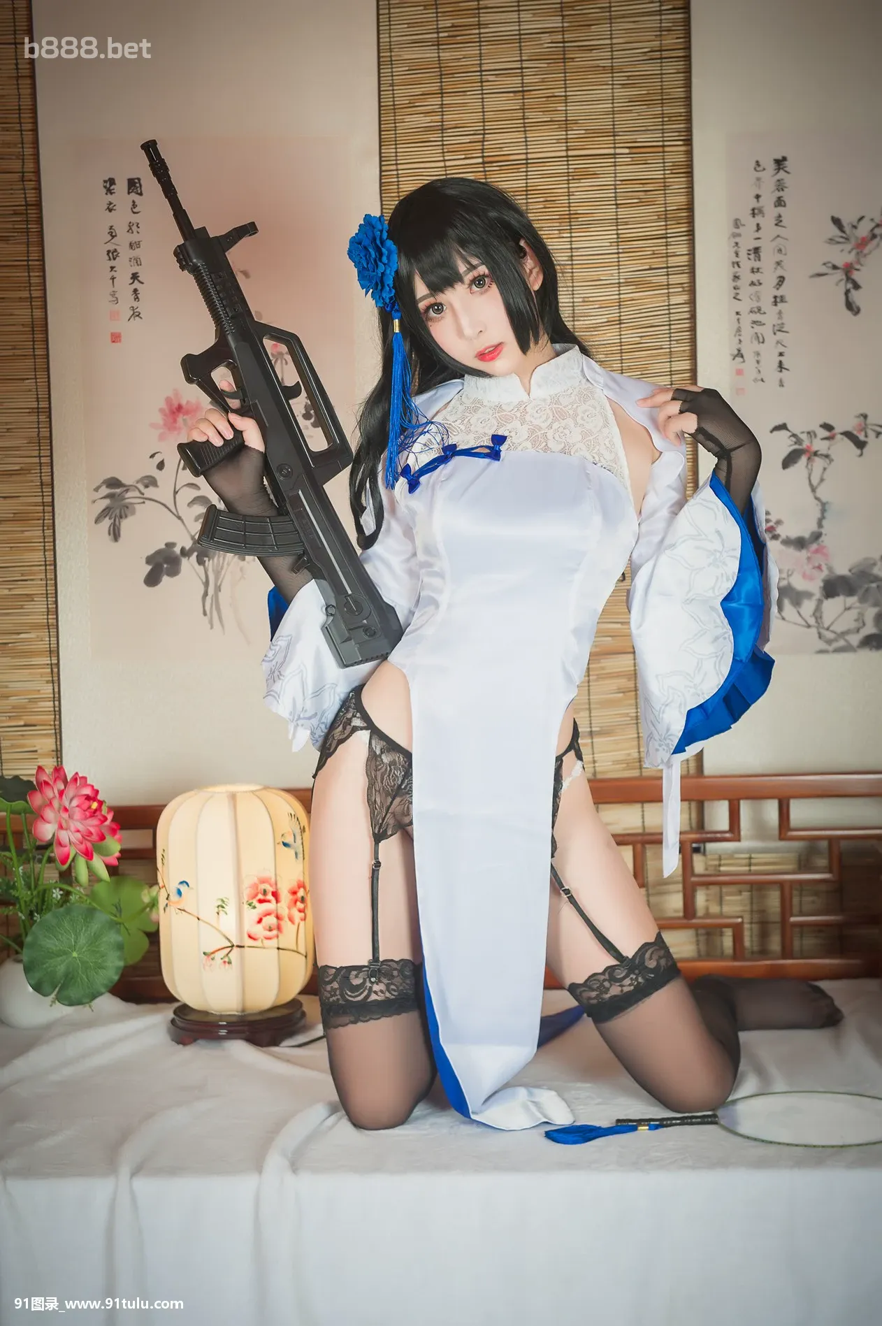 Cosplay-Heimizhou-黑米粥-NO.001-95式玉玲珑旗袍-[23P]玉玲珑,Cosplay,Heimizhou,NO.001,23P,米粥,旗袍,旗袍,Cosplay