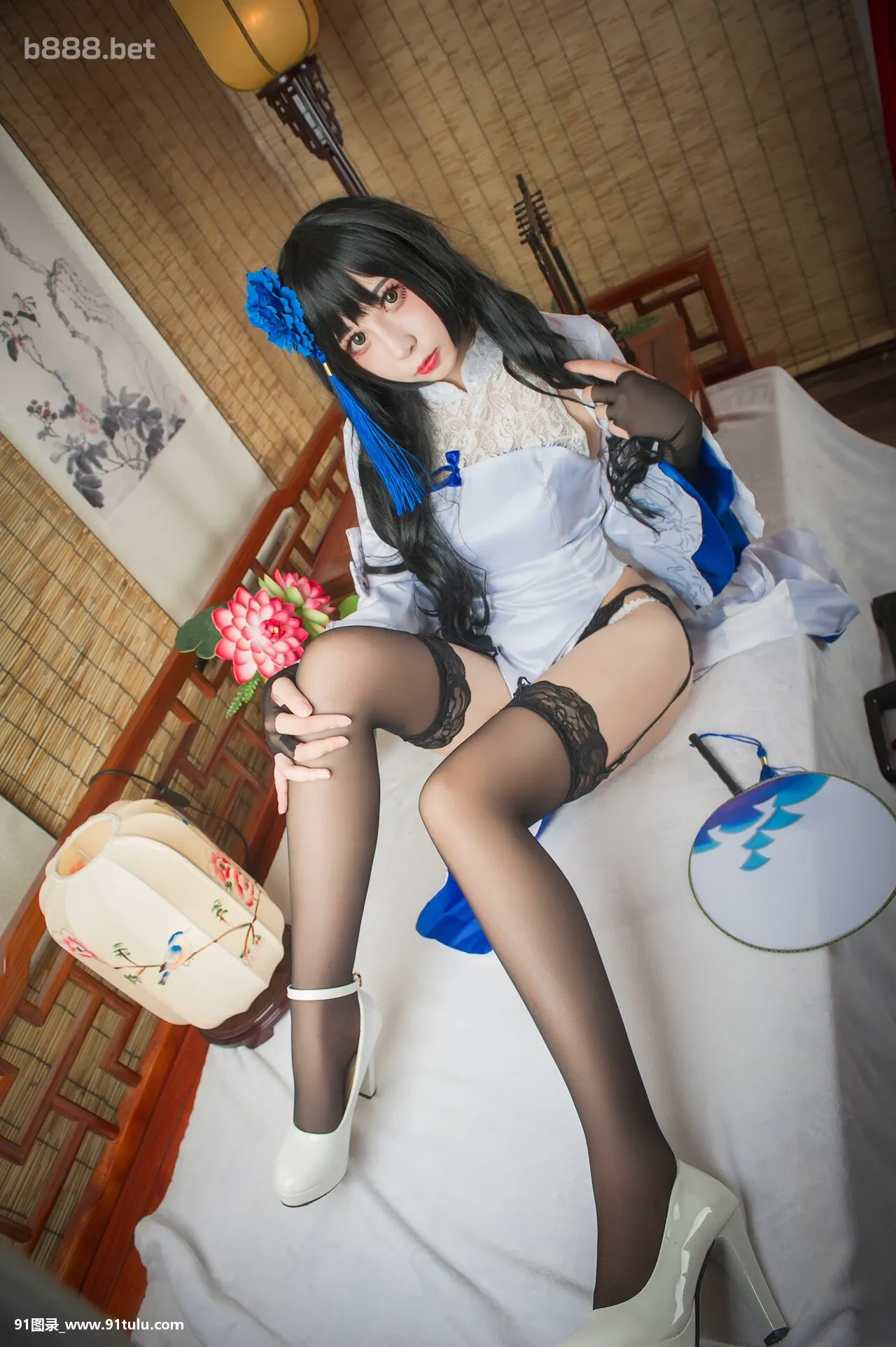 Cosplay-Heimizhou-黑米粥-NO.001-95式玉玲珑旗袍-[23P]玉玲珑,Cosplay,Heimizhou,NO.001,23P,米粥,旗袍,旗袍,Cosplay