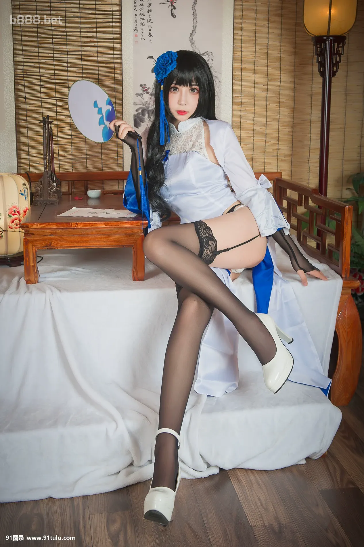 Cosplay Heimizhou 黑米粥 NO.001 95式玉玲瓏旗袍 [23P][ベルクラシック八幡 寫真]