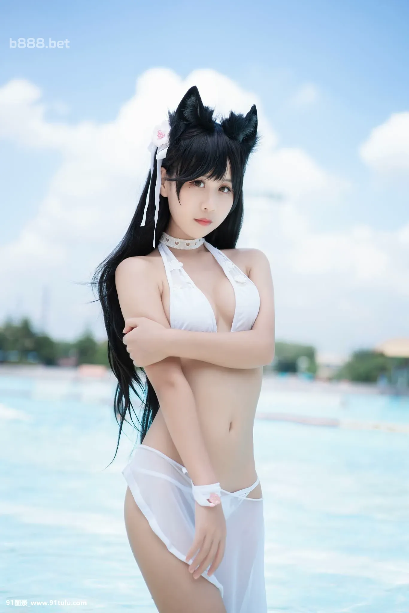 Cosplay-[萌芽儿o0]-爱宕泳装-Azur-Lane-Atago-[30P]Cosplay,o0,爱宕,Azur,Lane,Atago,30P,泳装,萌芽,泳装,Cosplay