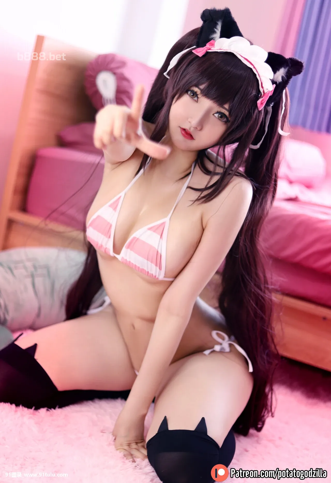 Cosplay-[Potato-Godzilla]-Chocola-Nekopara-[32P]Cosplay,Potato,Godzilla,Chocola,Nekopara,32P,Cosplay