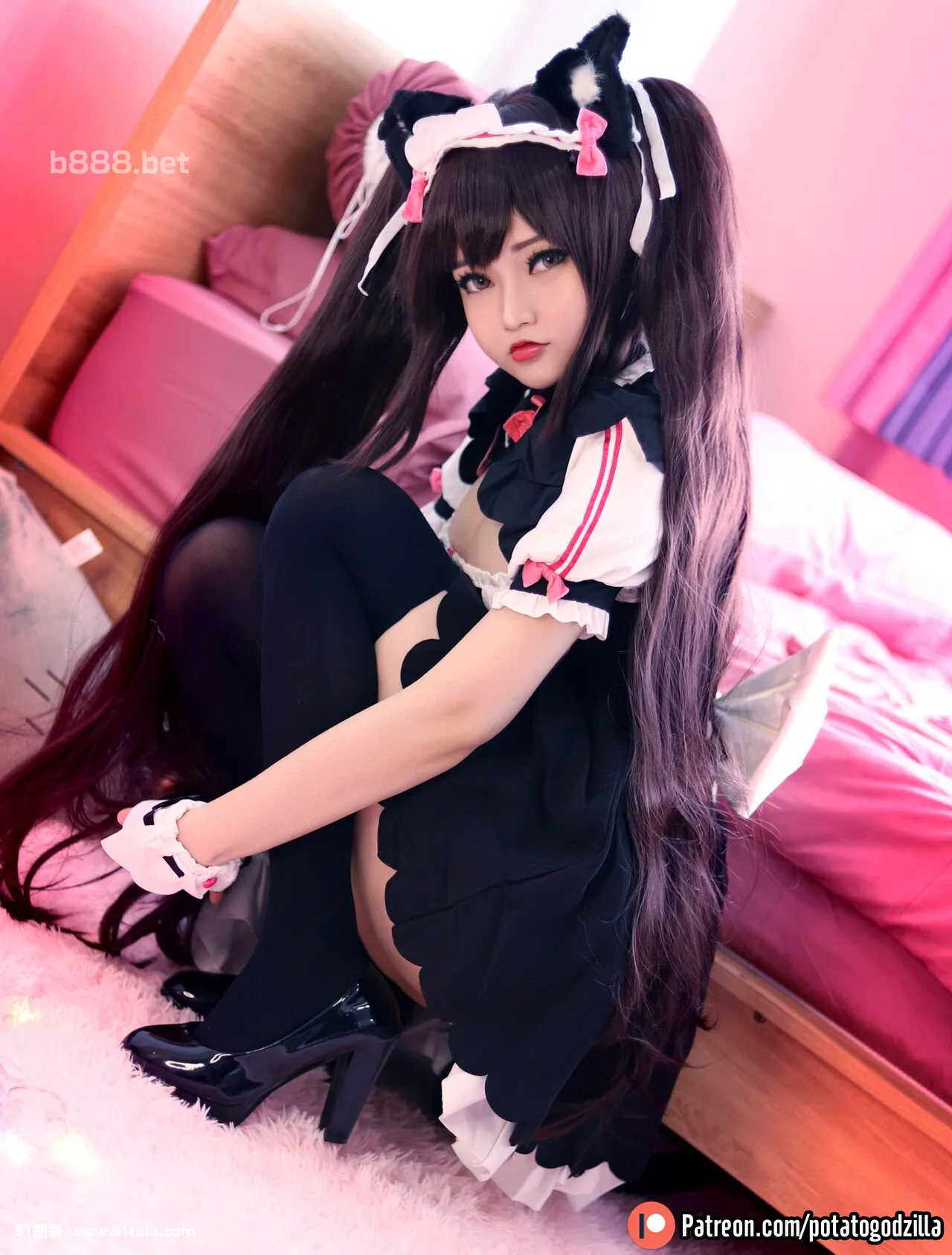 Cosplay-[Potato-Godzilla]-Chocola-Nekopara-[32P]Cosplay,Potato,Godzilla,Chocola,Nekopara,32P,Cosplay