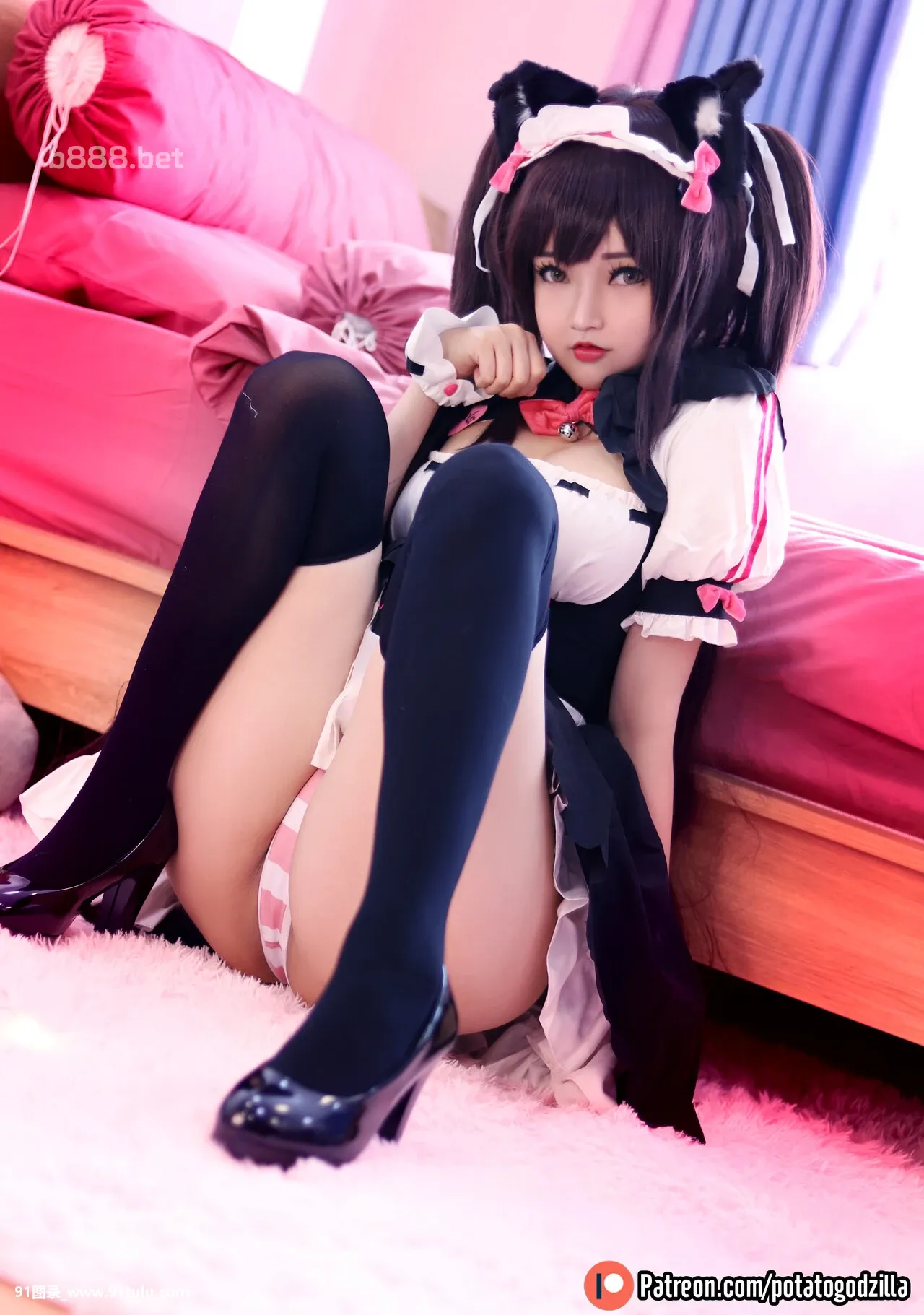 Cosplay-[Potato-Godzilla]-Chocola-Nekopara-[32P]Cosplay,Potato,Godzilla,Chocola,Nekopara,32P,Cosplay