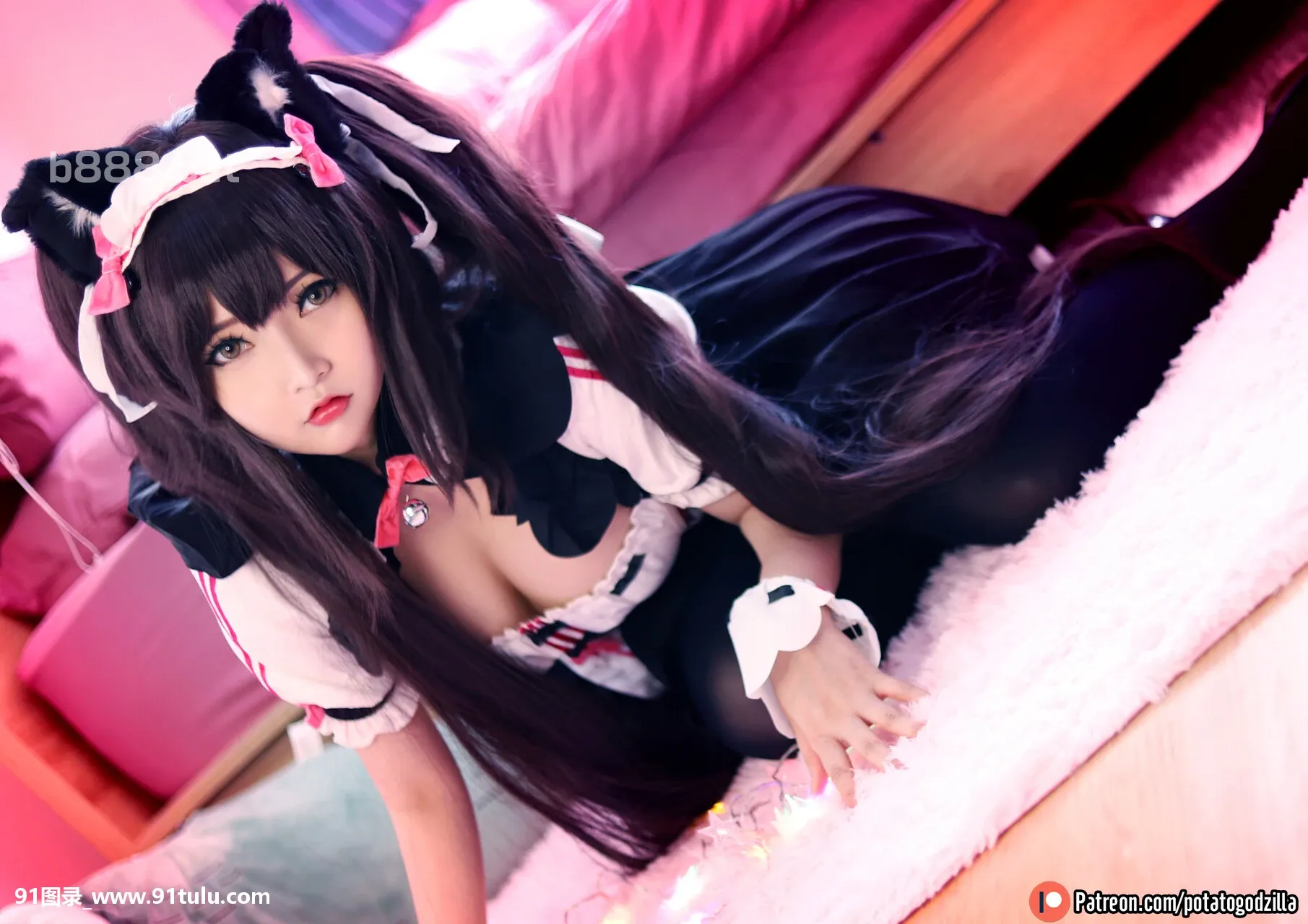 Cosplay-[Potato-Godzilla]-Chocola-Nekopara-[32P]Cosplay,Potato,Godzilla,Chocola,Nekopara,32P,Cosplay