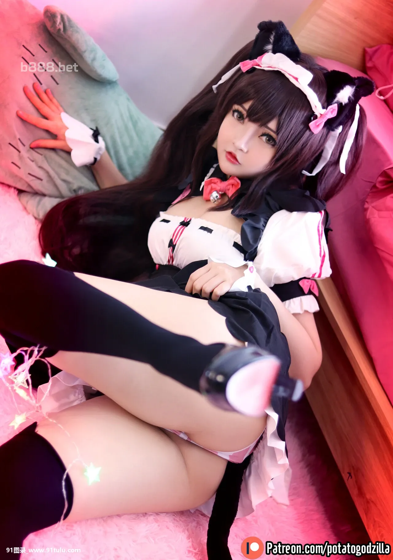 Cosplay-[Potato-Godzilla]-Chocola-Nekopara-[32P]Cosplay,Potato,Godzilla,Chocola,Nekopara,32P,Cosplay