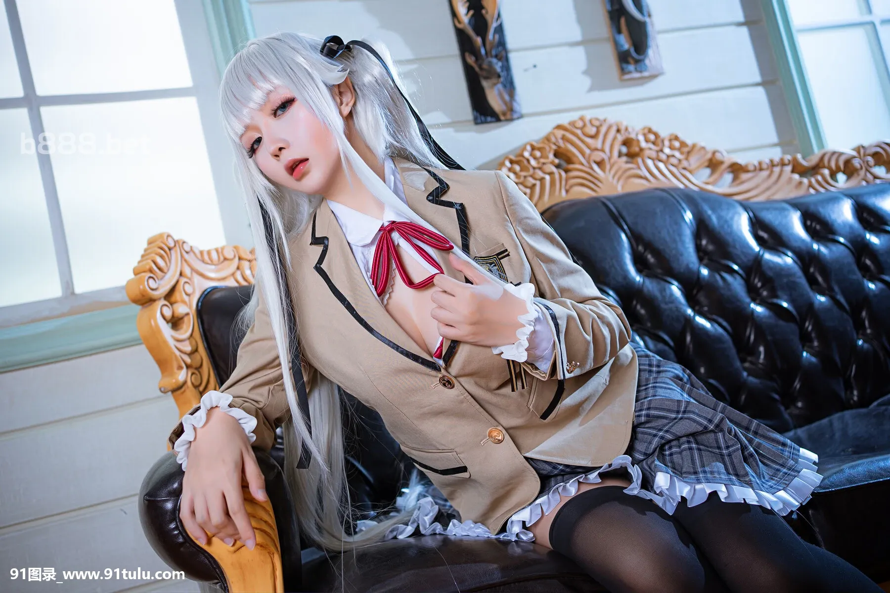 Cosplay-[星之迟迟]-Bishoujo-Mangekyou-Kagarino-Kirie-School-Uniform-ver.001-[49P]Cosplay,Bishoujo,Mangekyou,Kagarino,Kirie,School,Uniform,ver.001,49P,迟迟,Cosplay