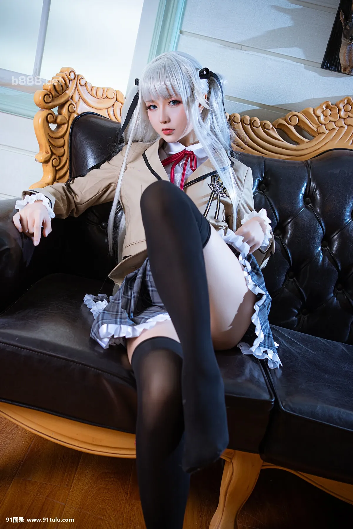 Cosplay-[星之迟迟]-Bishoujo-Mangekyou-Kagarino-Kirie-School-Uniform-ver.001-[49P]Cosplay,Bishoujo,Mangekyou,Kagarino,Kirie,School,Uniform,ver.001,49P,迟迟,Cosplay