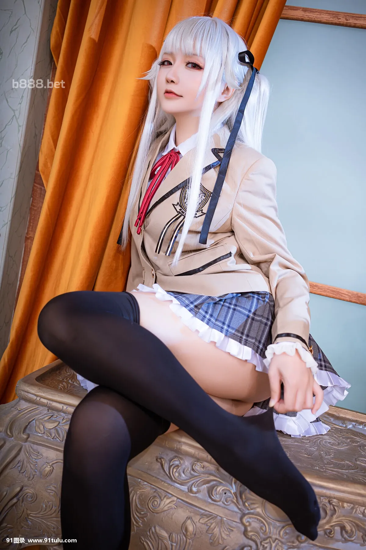 Cosplay-[星之迟迟]-Bishoujo-Mangekyou-Kagarino-Kirie-School-Uniform-ver.001-[49P]Cosplay,Bishoujo,Mangekyou,Kagarino,Kirie,School,Uniform,ver.001,49P,迟迟,Cosplay