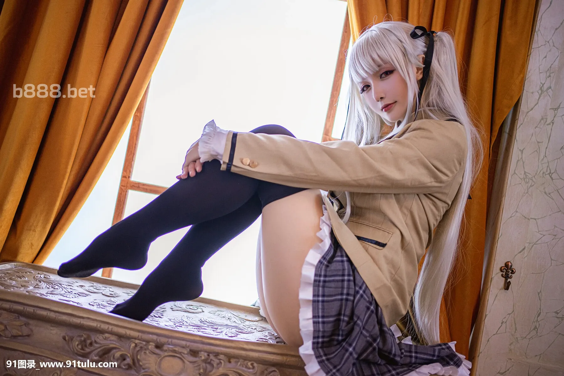 Cosplay-[星之迟迟]-Bishoujo-Mangekyou-Kagarino-Kirie-School-Uniform-ver.001-[49P]Cosplay,Bishoujo,Mangekyou,Kagarino,Kirie,School,Uniform,ver.001,49P,迟迟,Cosplay