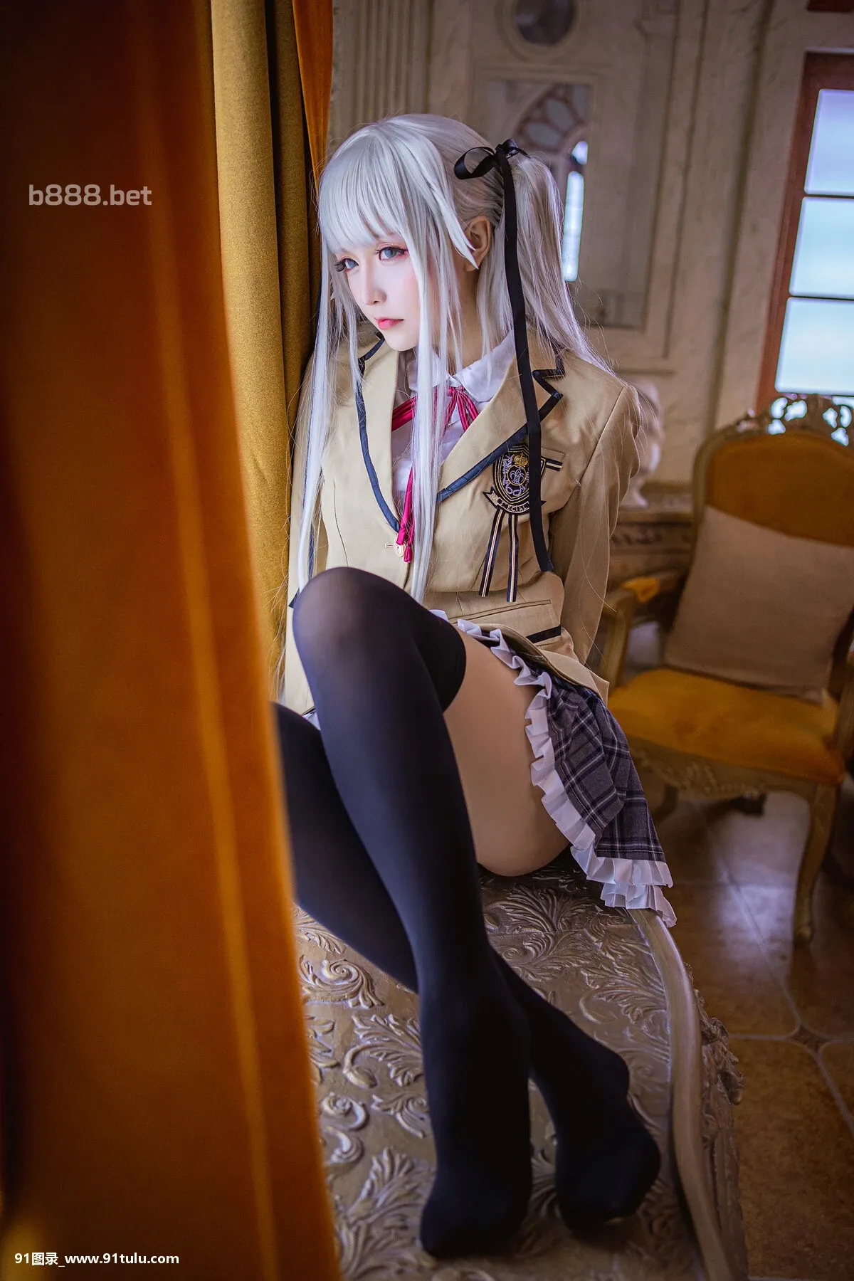 Cosplay-[星之迟迟]-Bishoujo-Mangekyou-Kagarino-Kirie-School-Uniform-ver.001-[49P]Cosplay,Bishoujo,Mangekyou,Kagarino,Kirie,School,Uniform,ver.001,49P,迟迟,Cosplay