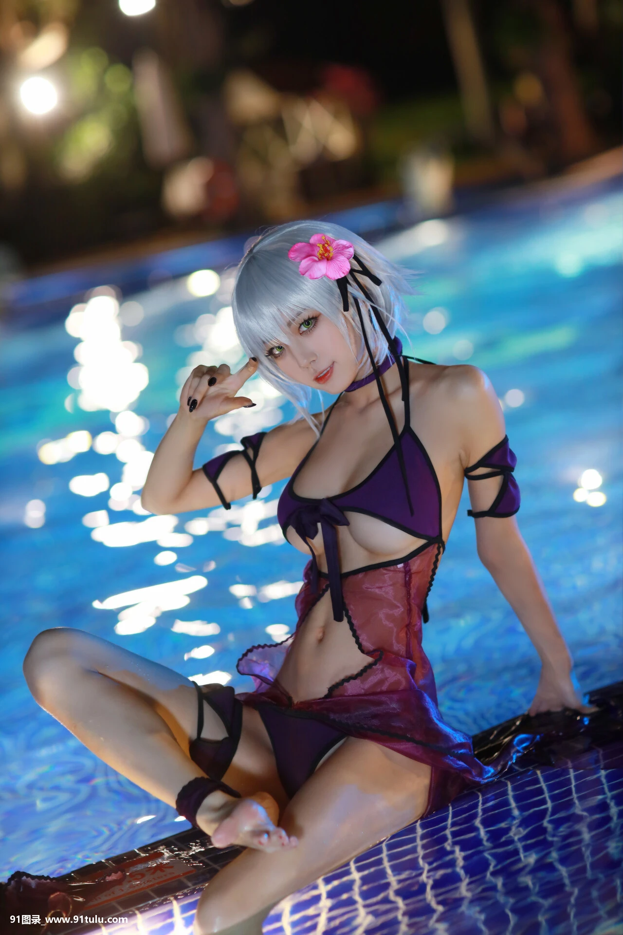 Cosplay-[アクアエリア]-ジャンヌ・ダルク-水着Ver-[41P]Cosplay,水着,Ver,41P,Cosplay