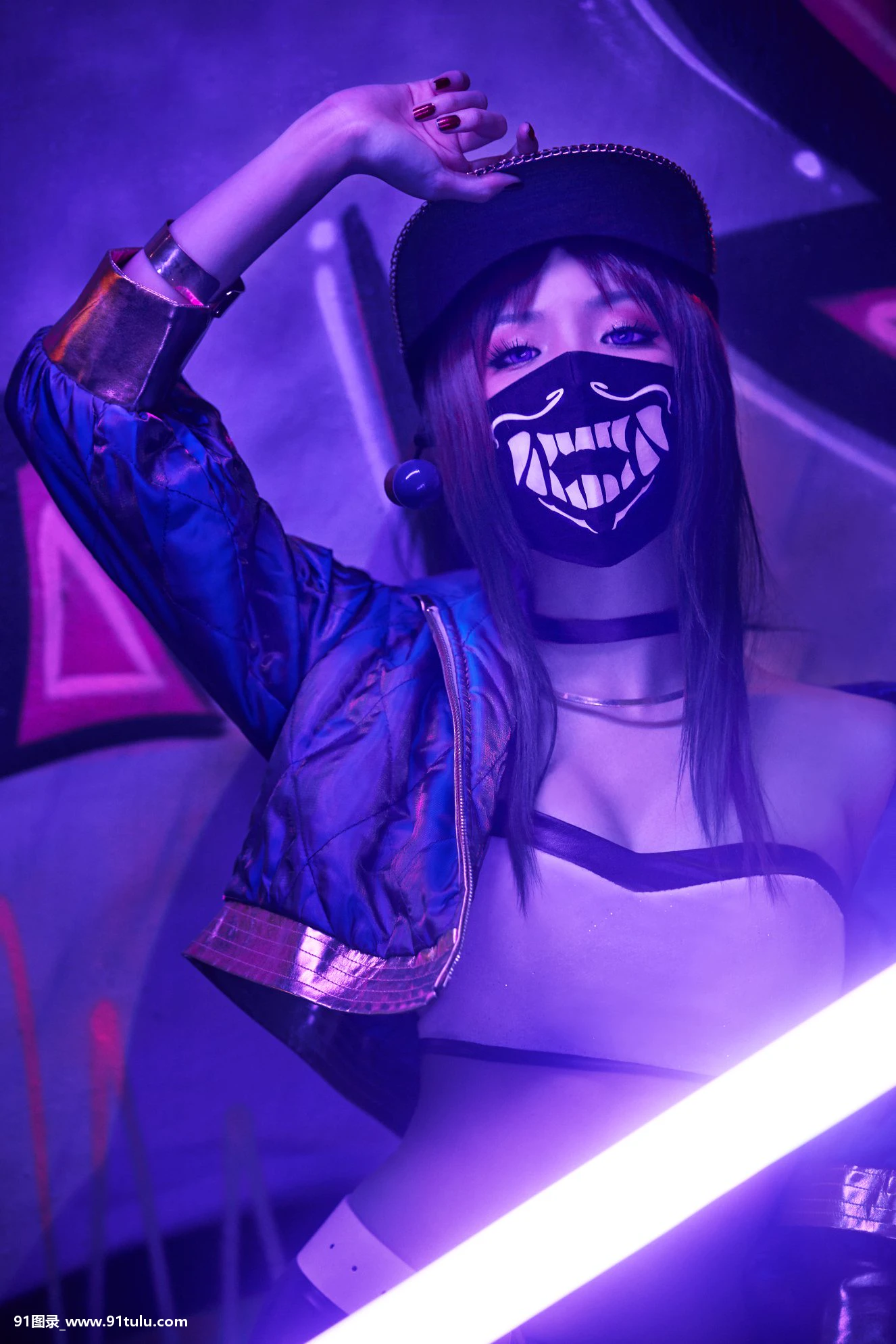 Cosplay-[Silver＊Here]-+-Fate-+-カーマ-+-League-of-Legends-Akali-[19P]Cosplay,Silver,Fate,League,Legends,Akali,19P,Cosplay