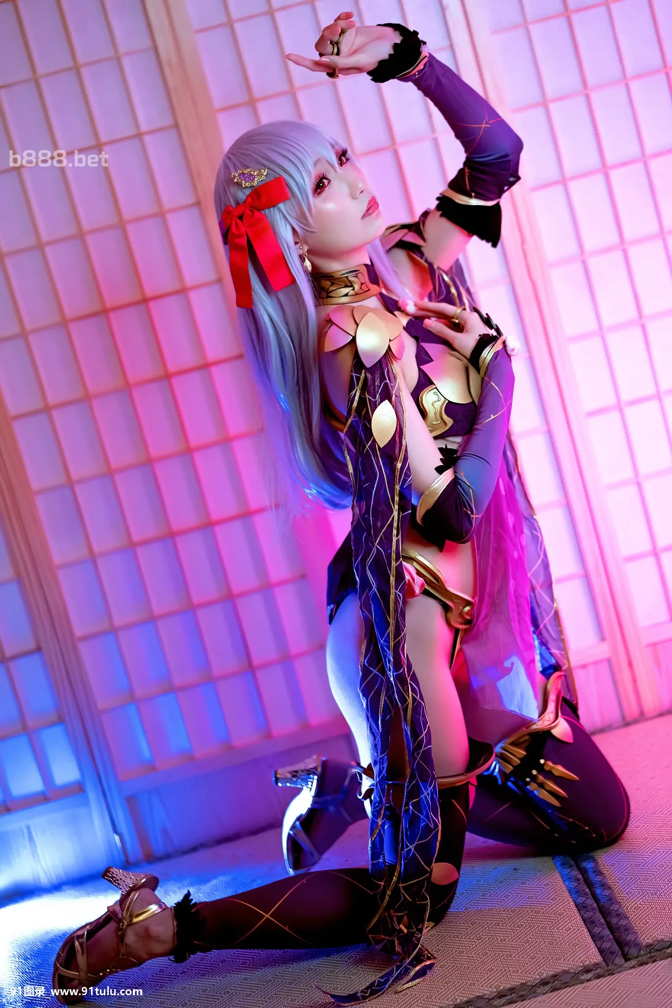 Cosplay-[Silver＊Here]-+-Fate-+-カーマ-+-League-of-Legends-Akali-[19P]Cosplay,Silver,Fate,League,Legends,Akali,19P,Cosplay