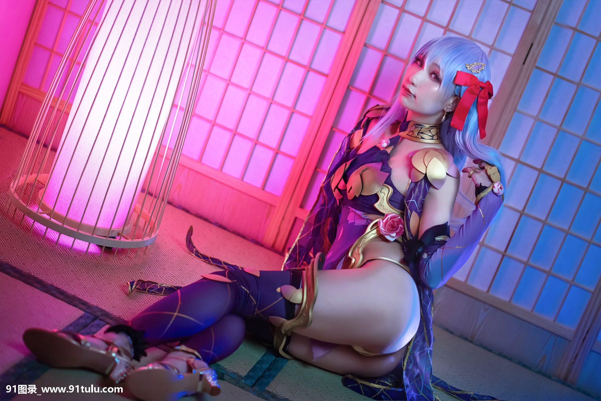 Cosplay-[Silver＊Here]-+-Fate-+-カーマ-+-League-of-Legends-Akali-[19P]Cosplay,Silver,Fate,League,Legends,Akali,19P,Cosplay