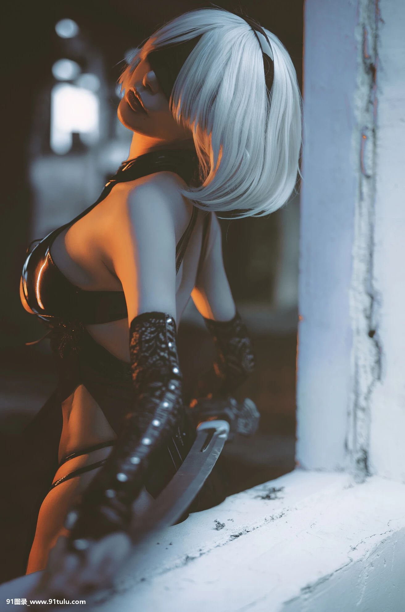 Cosplay-[QIU]-2Bチョンサム同人-[23P]Cosplay,QIU,2B,23P,Cosplay,同人