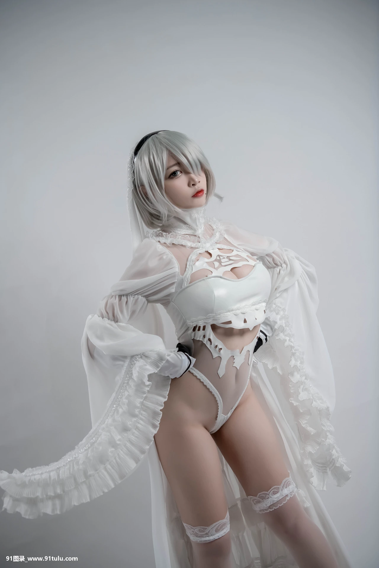 Cosplay-[二佐nisa]-2b同人花嫁-[26P]Cosplay,二佐,nisa,2b,同人花,26P,Cosplay,同人