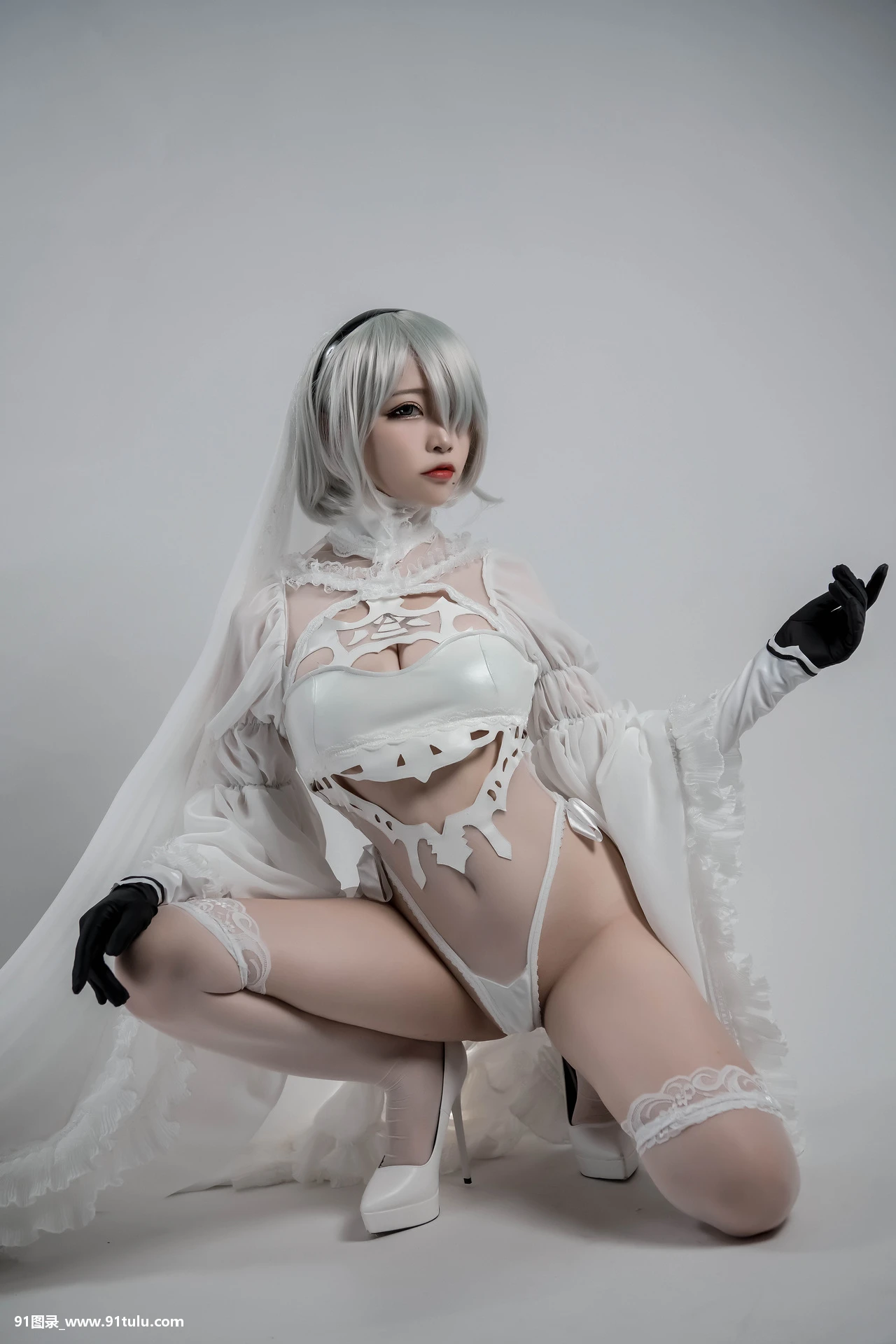 Cosplay-[二佐nisa]-2b同人花嫁-[26P]Cosplay,二佐,nisa,2b,同人花,26P,Cosplay,同人