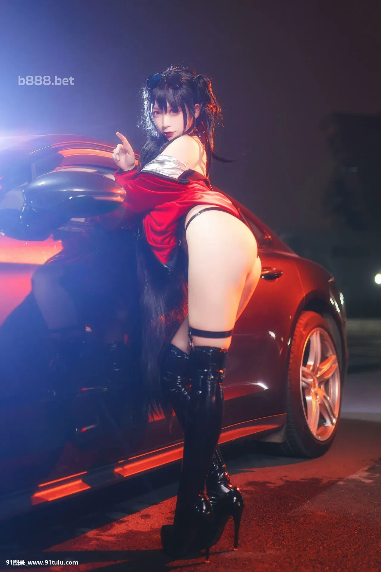 Cosplay [櫻落醬w] Taihou Race Queen [31P][iphone 寫真 転送 無料]