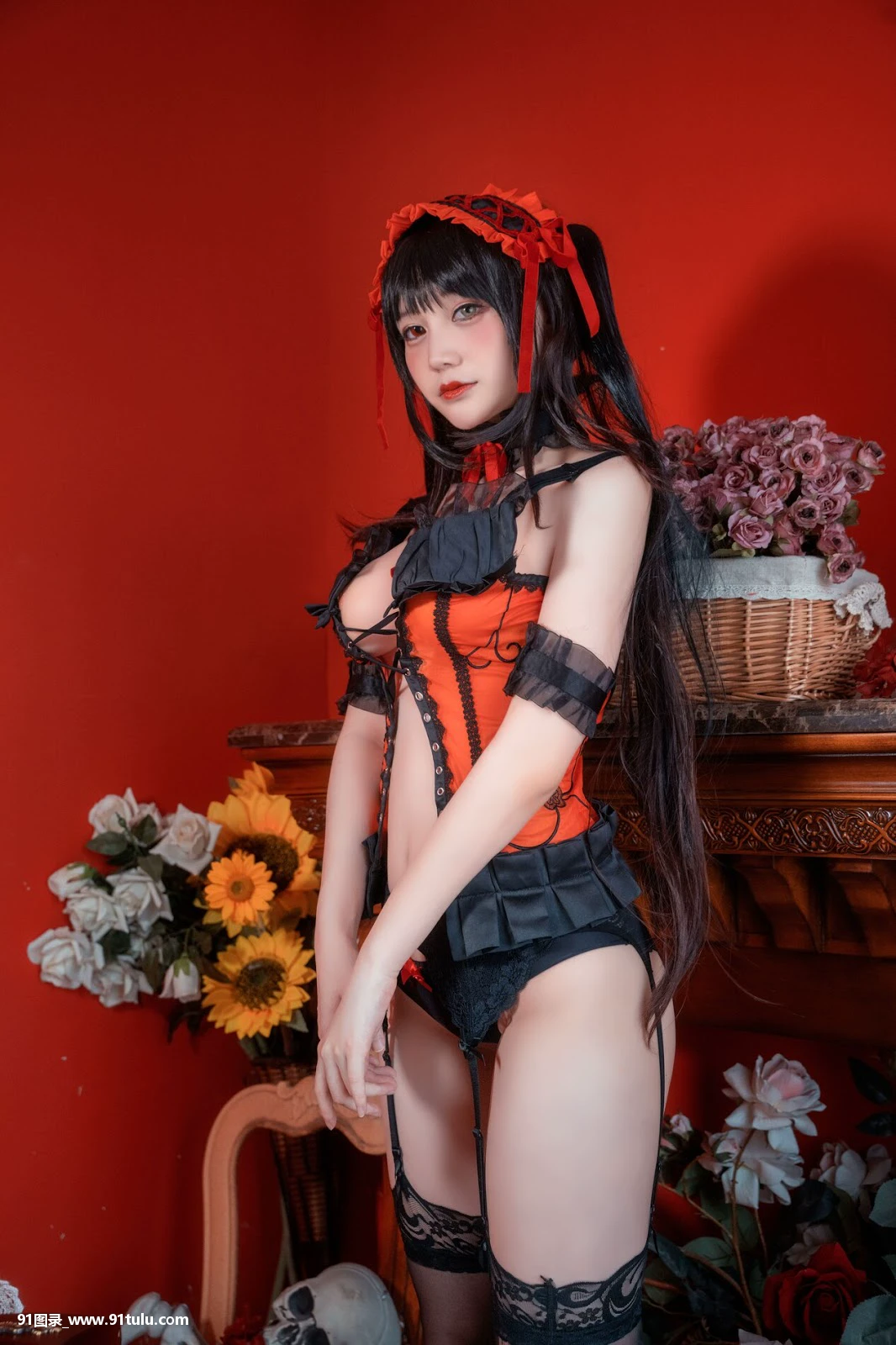 Cosplay-[仙九Airi]-Kurumi-–-Date-A-Live-[21P]Cosplay,仙九,Airi,Kurumi,Date,Live,21P,Cosplay