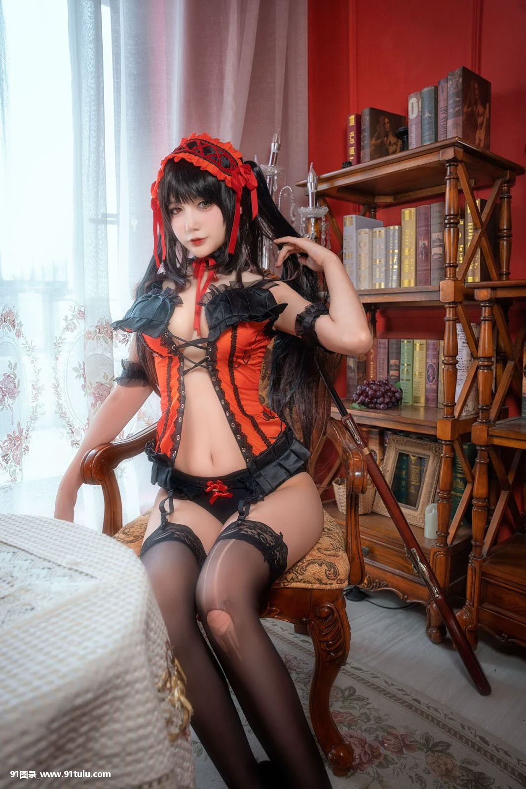 Cosplay-[仙九Airi]-Kurumi-–-Date-A-Live-[21P]Cosplay,仙九,Airi,Kurumi,Date,Live,21P,Cosplay