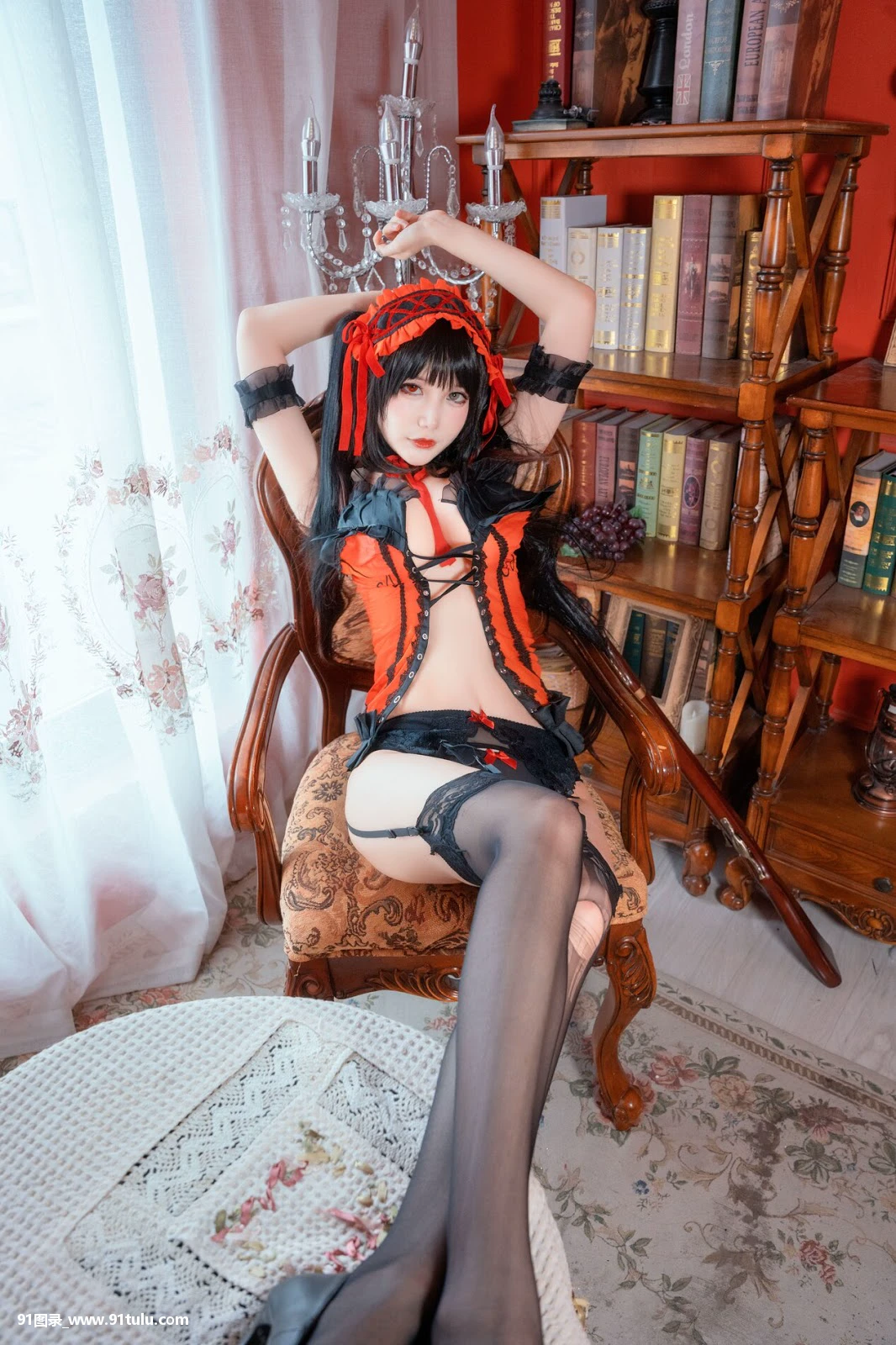 Cosplay-[仙九Airi]-Kurumi-–-Date-A-Live-[21P]Cosplay,仙九,Airi,Kurumi,Date,Live,21P,Cosplay