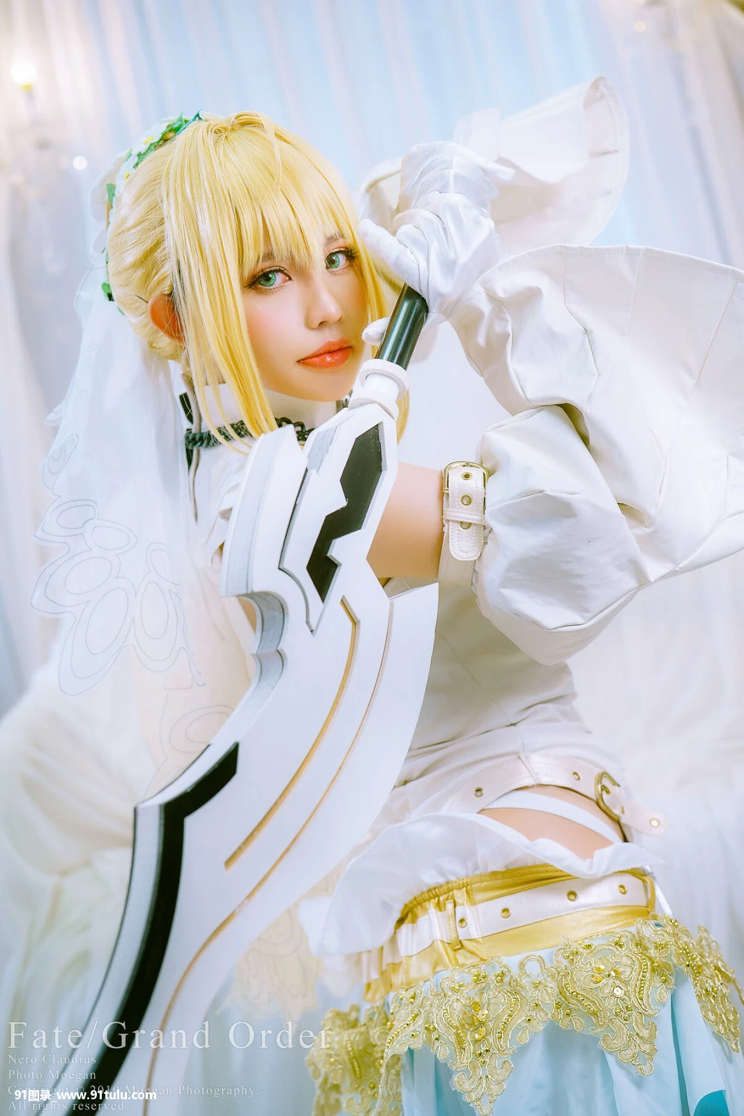 [Pingping-平平]-ネロ・クラウディウス-Bride-ver.-&-メイヴ-Fate-Grand-Order-[21P]Pingping,Bride,ver,amp,Fate,Grand,Order,21P,平平