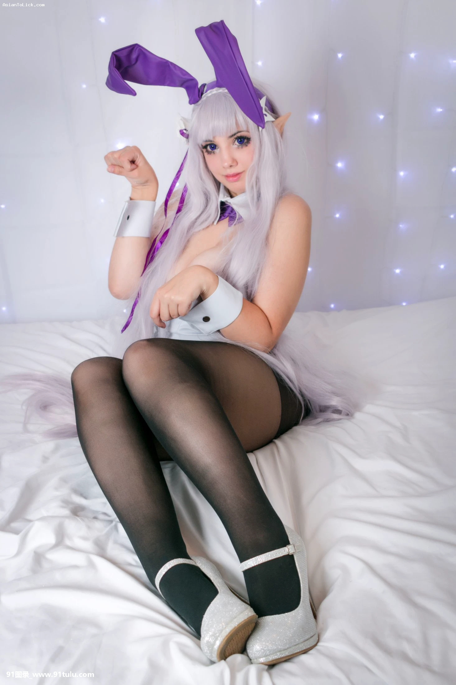 [9-photos]-Emilia-Re-Zero-Bunny-Suit---Mimsyheart-[8P]photos,Emilia,Bunny,Suit,Mimsyheart,8P