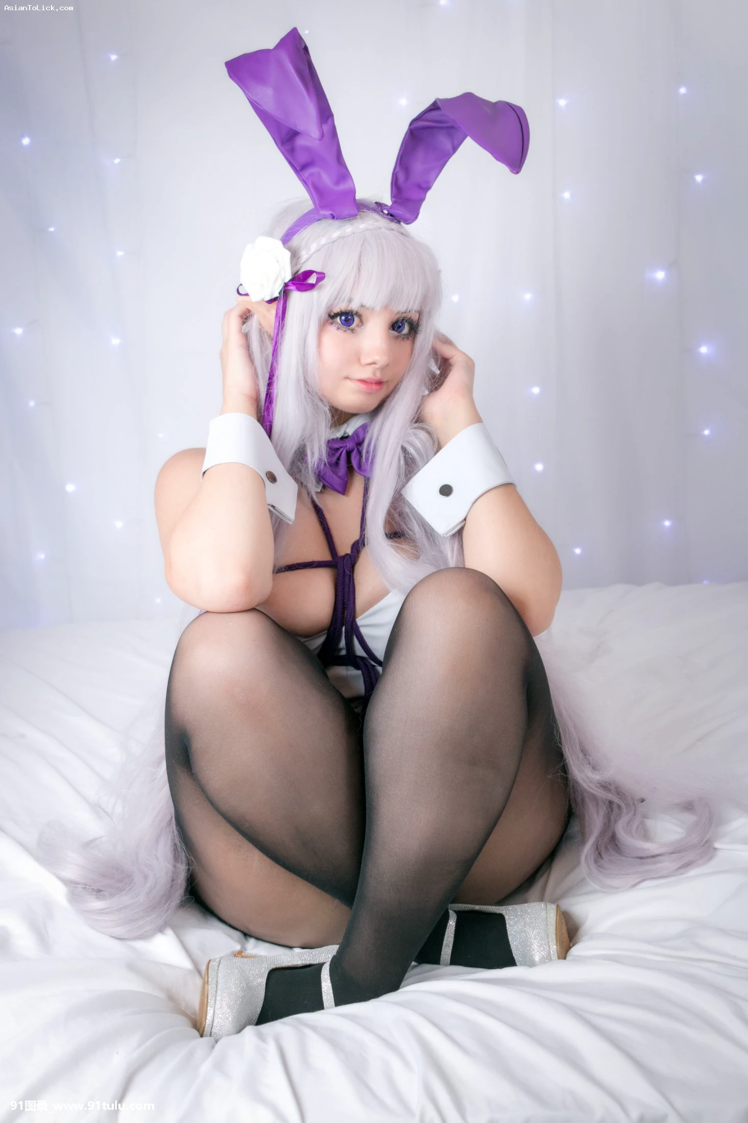 [9-photos]-Emilia-Re-Zero-Bunny-Suit---Mimsyheart-[8P]photos,Emilia,Bunny,Suit,Mimsyheart,8P