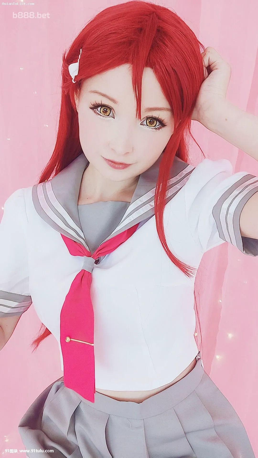 Hidori-Rose---Riko-Sakurauchi-Cosplay---Love-Live-[1v]-[44P]Hidori,Rose,Riko,Sakurauchi,Cosplay,Love,Live,1v,44P,Cosplay