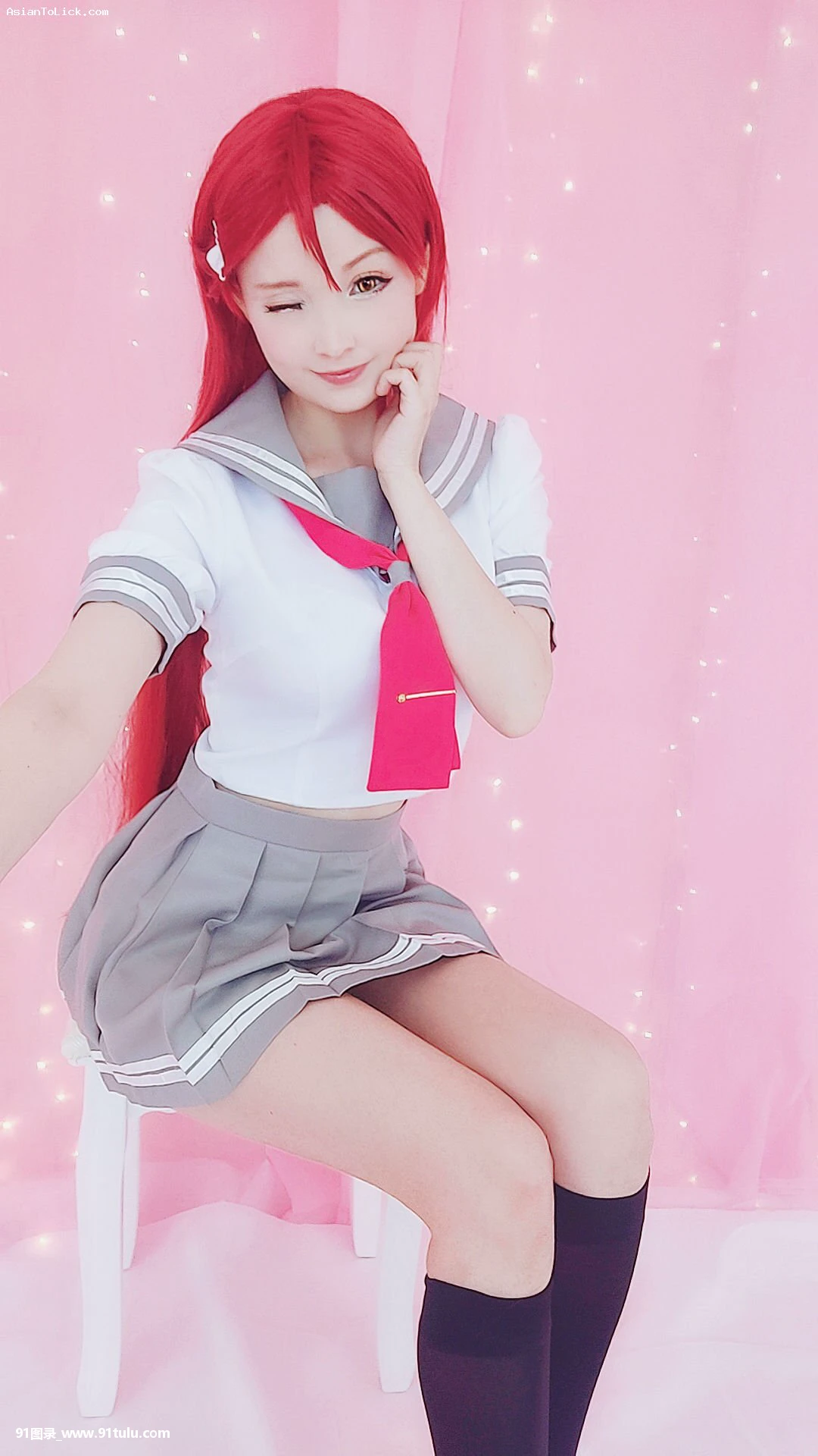 Hidori-Rose---Riko-Sakurauchi-Cosplay---Love-Live-[1v]-[44P]Hidori,Rose,Riko,Sakurauchi,Cosplay,Love,Live,1v,44P,Cosplay