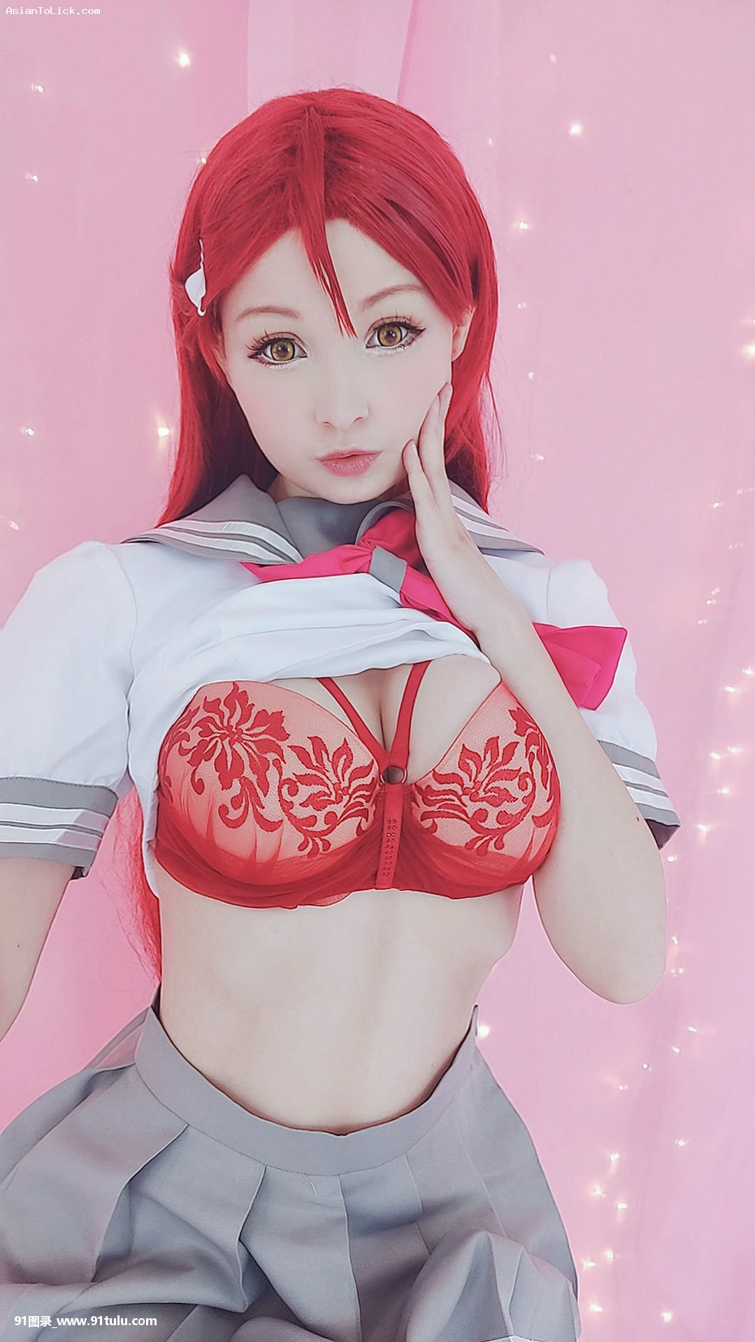 Hidori-Rose---Riko-Sakurauchi-Cosplay---Love-Live-[1v]-[44P]Hidori,Rose,Riko,Sakurauchi,Cosplay,Love,Live,1v,44P,Cosplay